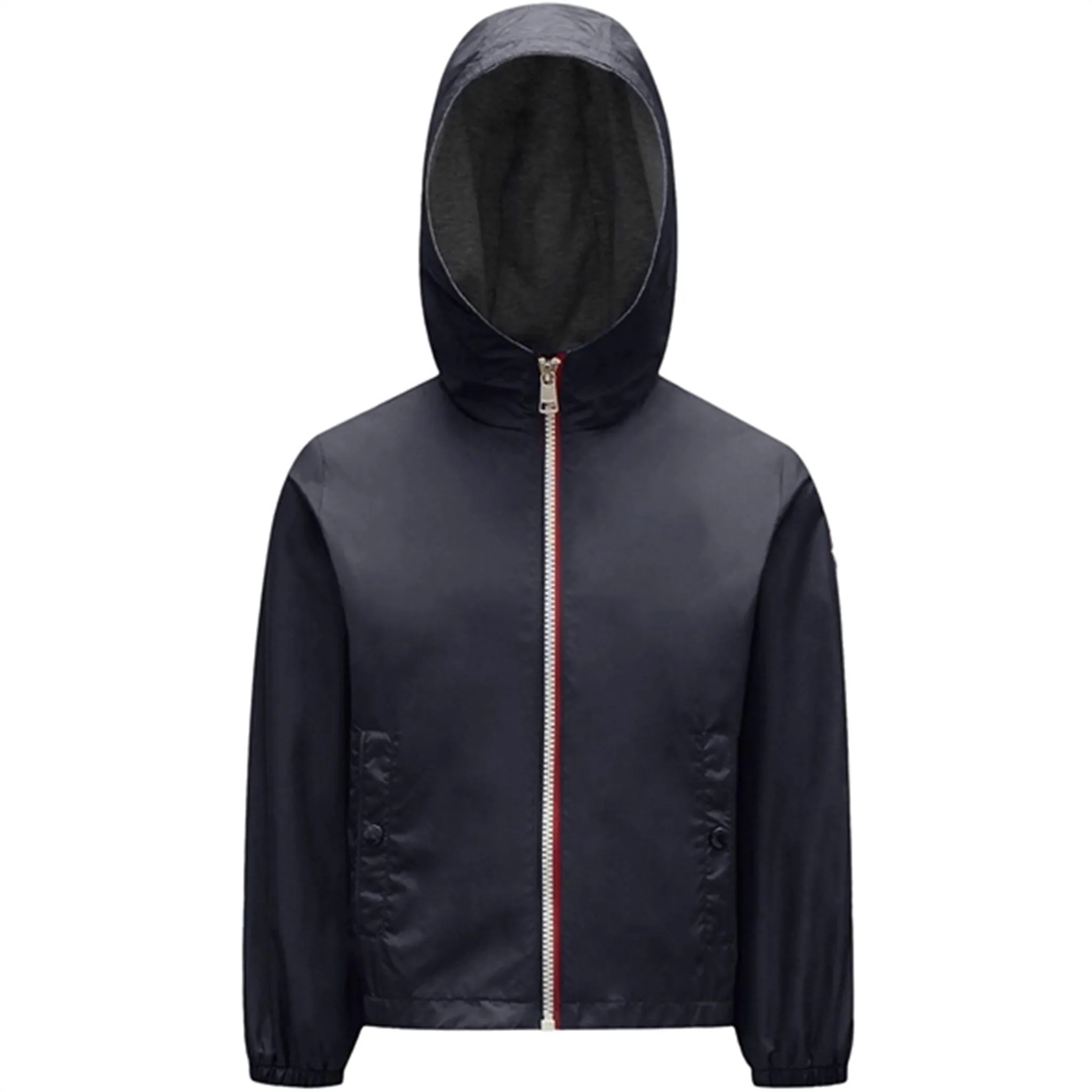 Fringe Detail UV Resistant Finish Moncler Urville Jacket Navy