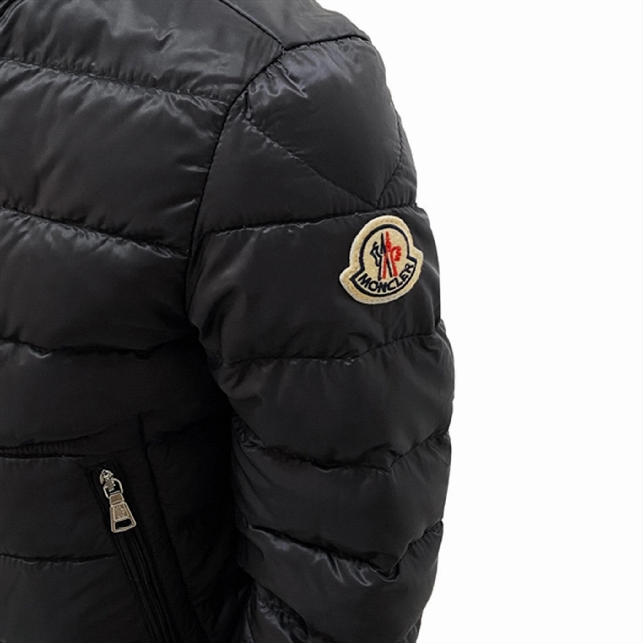 Teflon Coated RubberizedButtonClosures Moncler Acorus Giubbotto Jacket Black