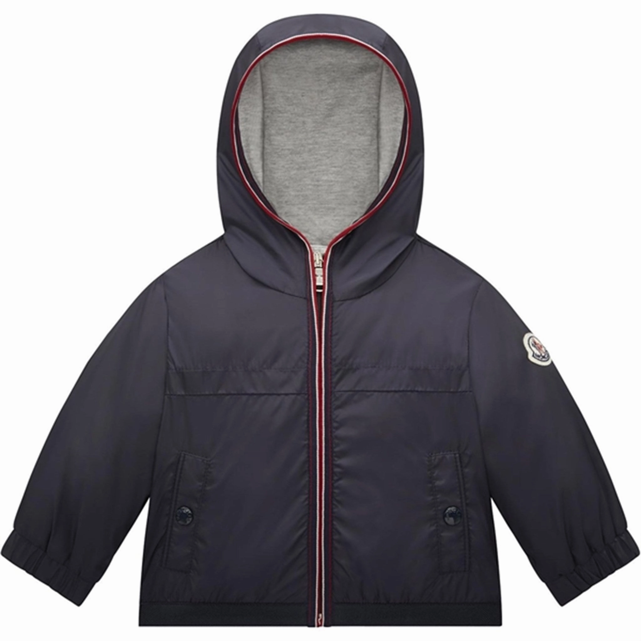 Houndstooth Print Moncler Anton Jacket Navy