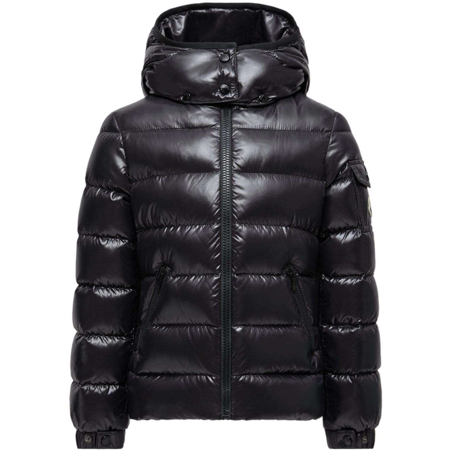 Glow In The Dark Trim Breathable mesh lining Moncler Black Bady Jacket