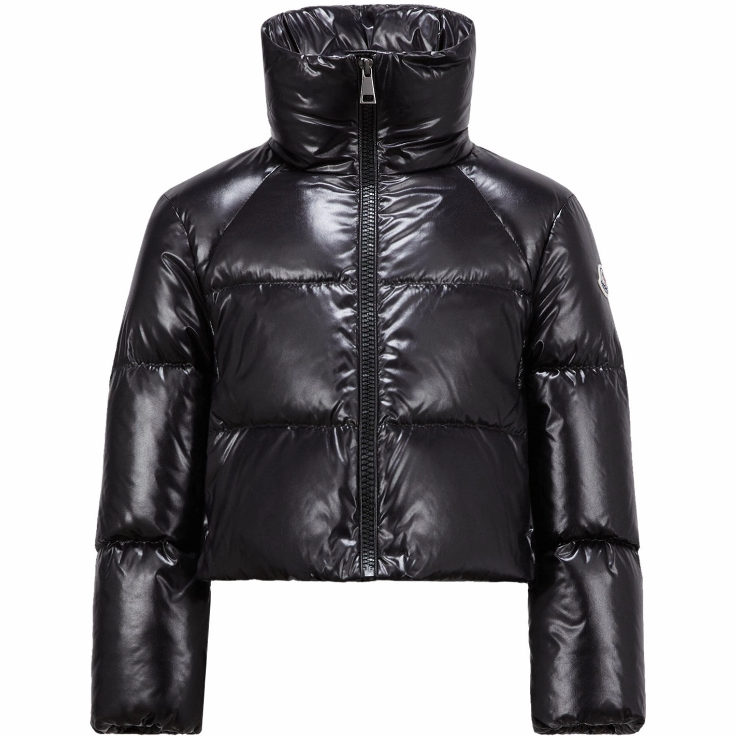 Anti Pilling Texture Moncler Black Breteuil Jacket