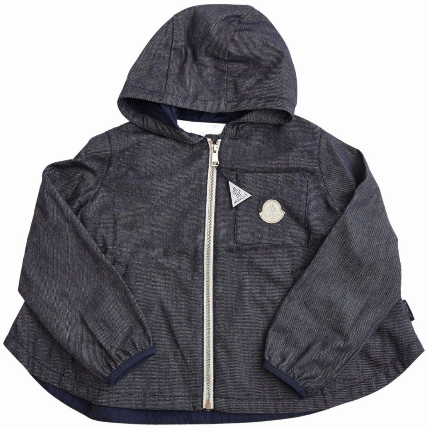 Wind Resistant Lining Comfortable fit Moncler Blue Denim Direna Jacket