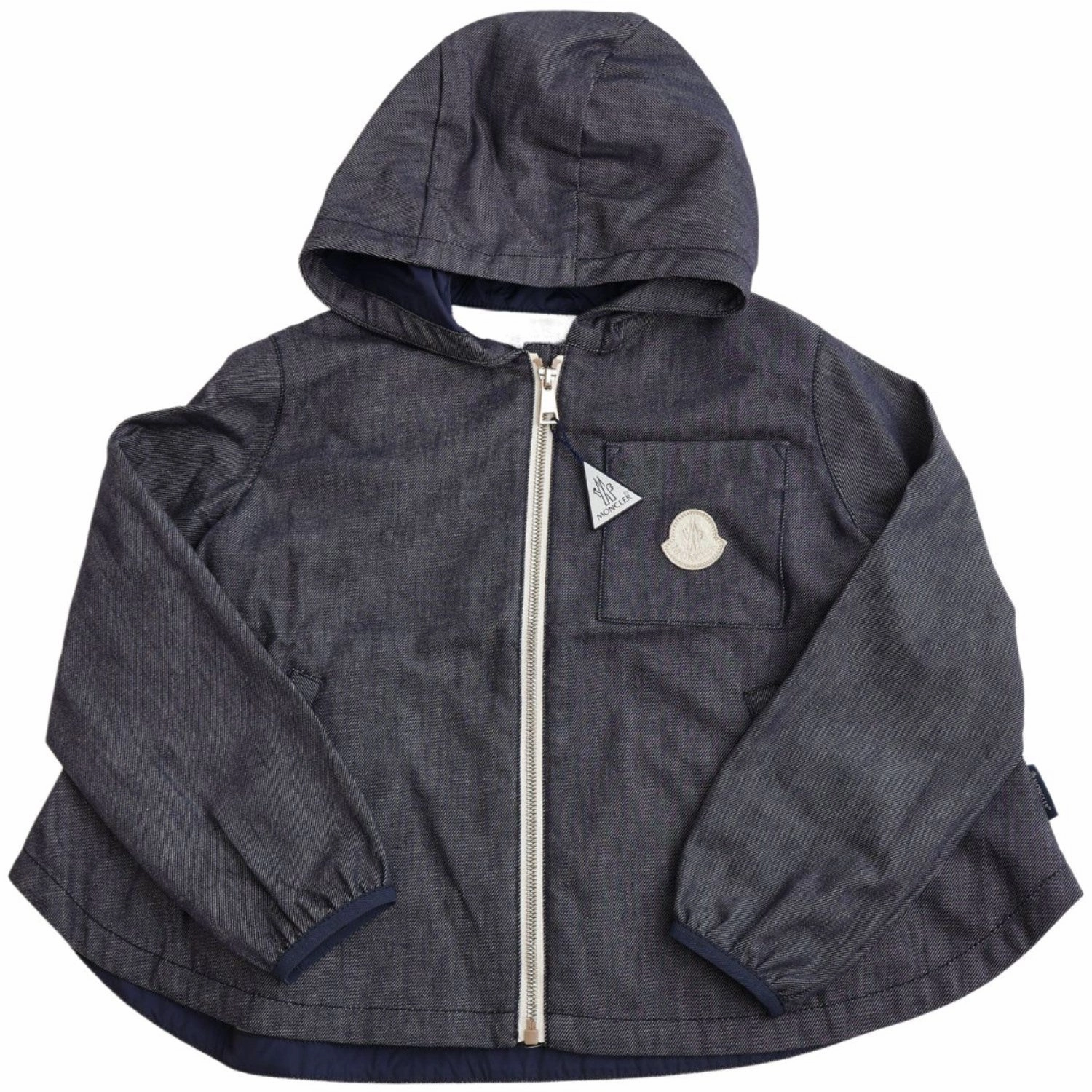 Moncler Blue Denim Direna Jacket Compression Storage