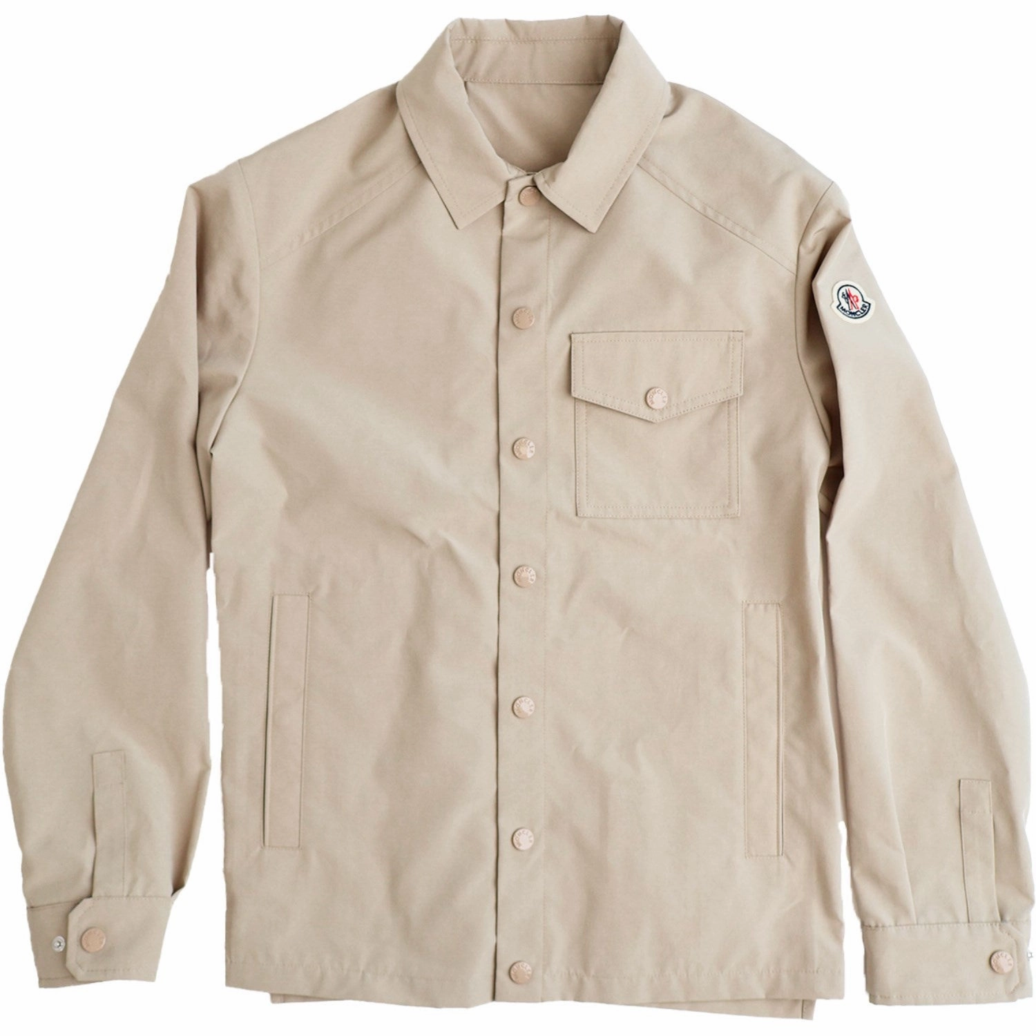 Fashion Event Transitional Weather Piece Moncler Chisulo Shirt Jacket Beige