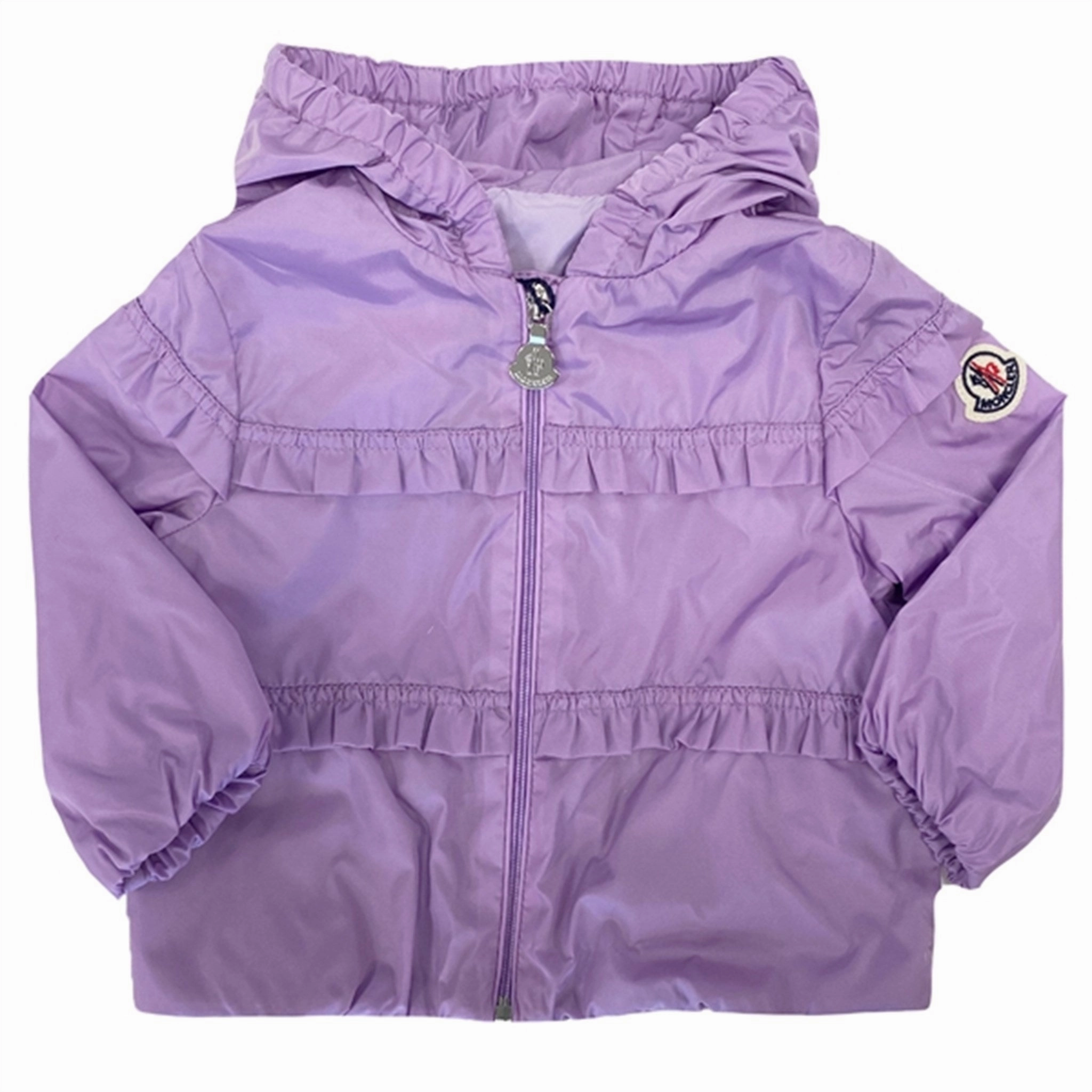 Moncler Hiti Giubbotto Jacket Purple Adjustable hood design