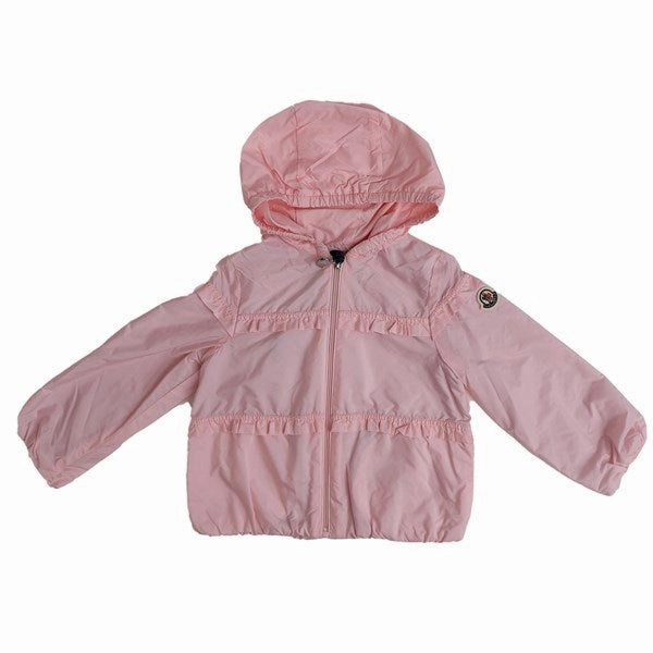 Moncler Hiti Jacket Light Pink Subtle Layers Belted Waist