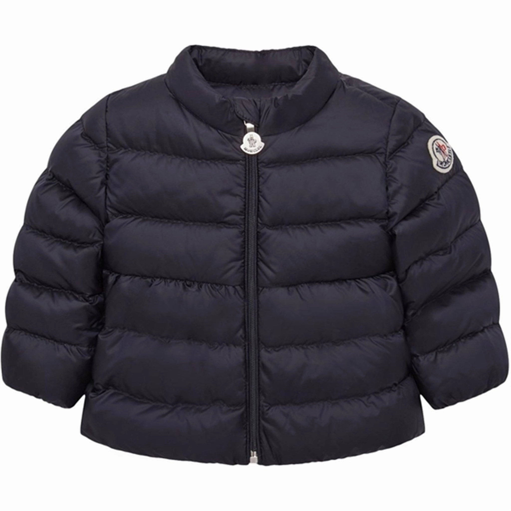 Moncler Joelle Jacket Navy Flexible Elbow Patches Comfortable Urban Piece