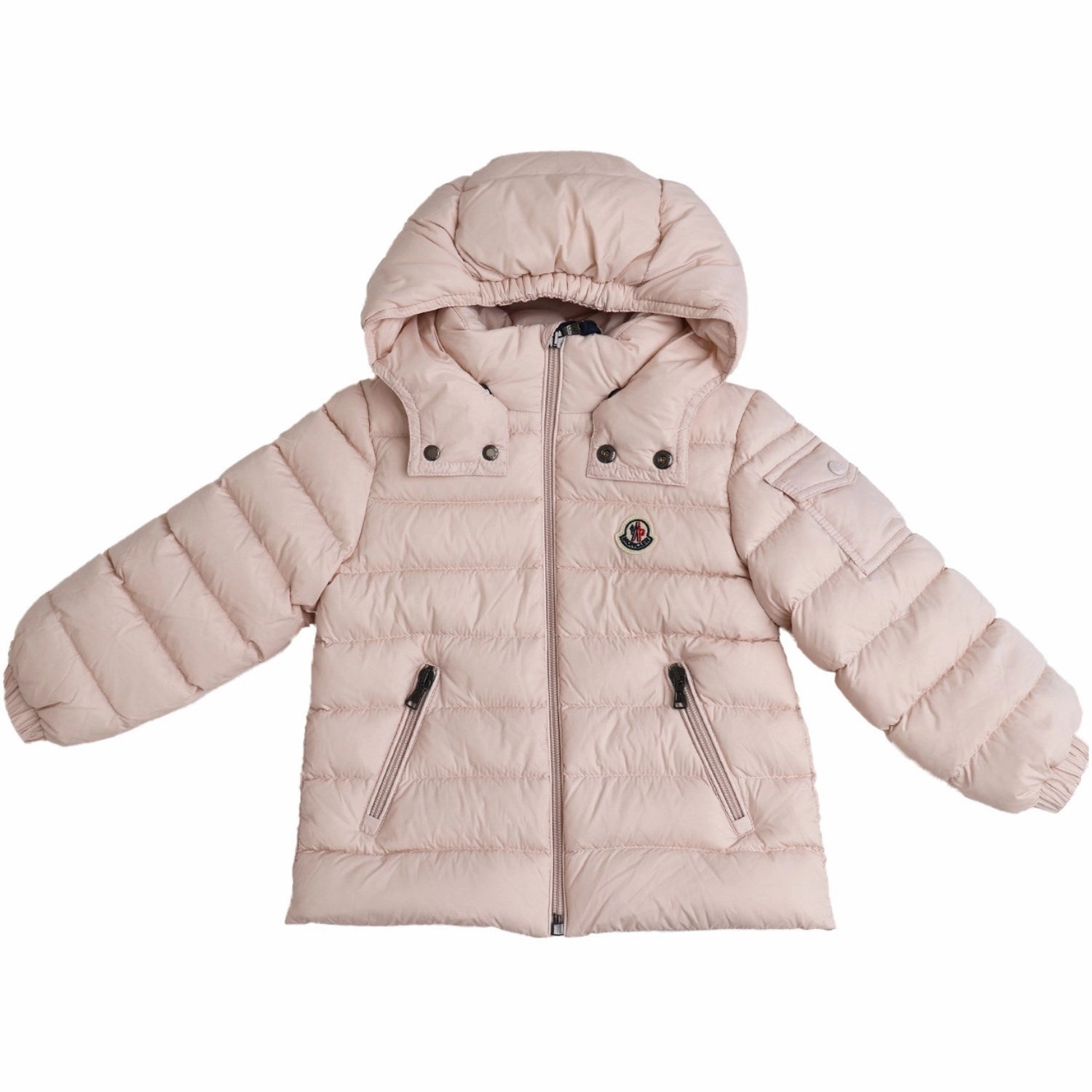 Moncler Light Pink Jules Jacket Tailored Cut waterproof construction