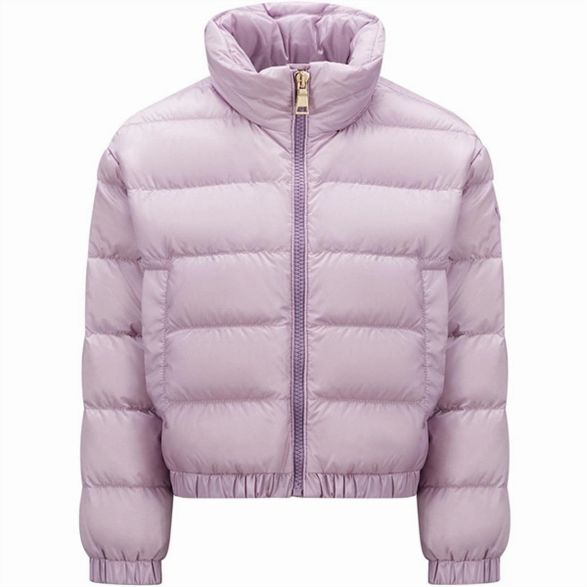 Moncler Musa Down Jacket Lilac High Density Weave Windproof Cuffs