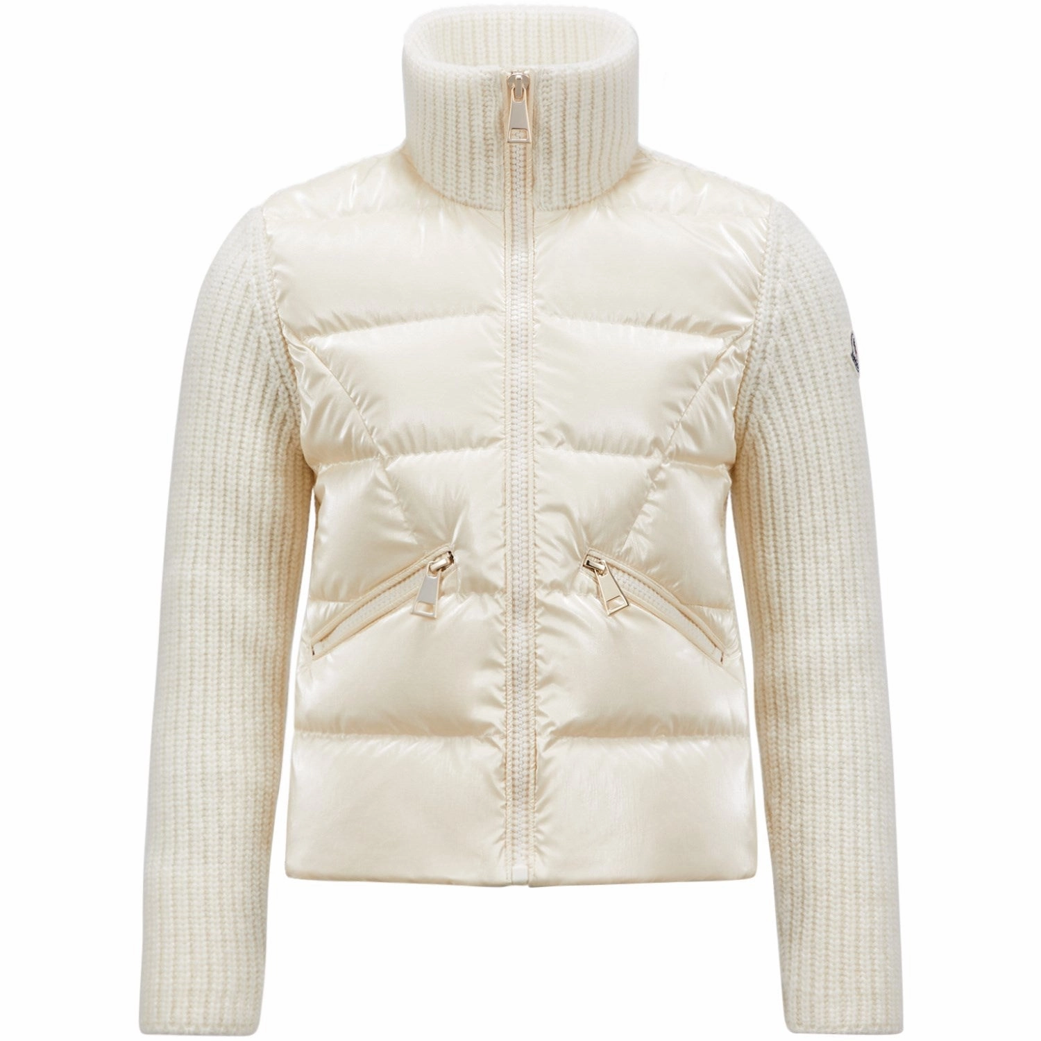 Moncler Natural Jacket Stretchable Waistband Adaptive Tension Bands