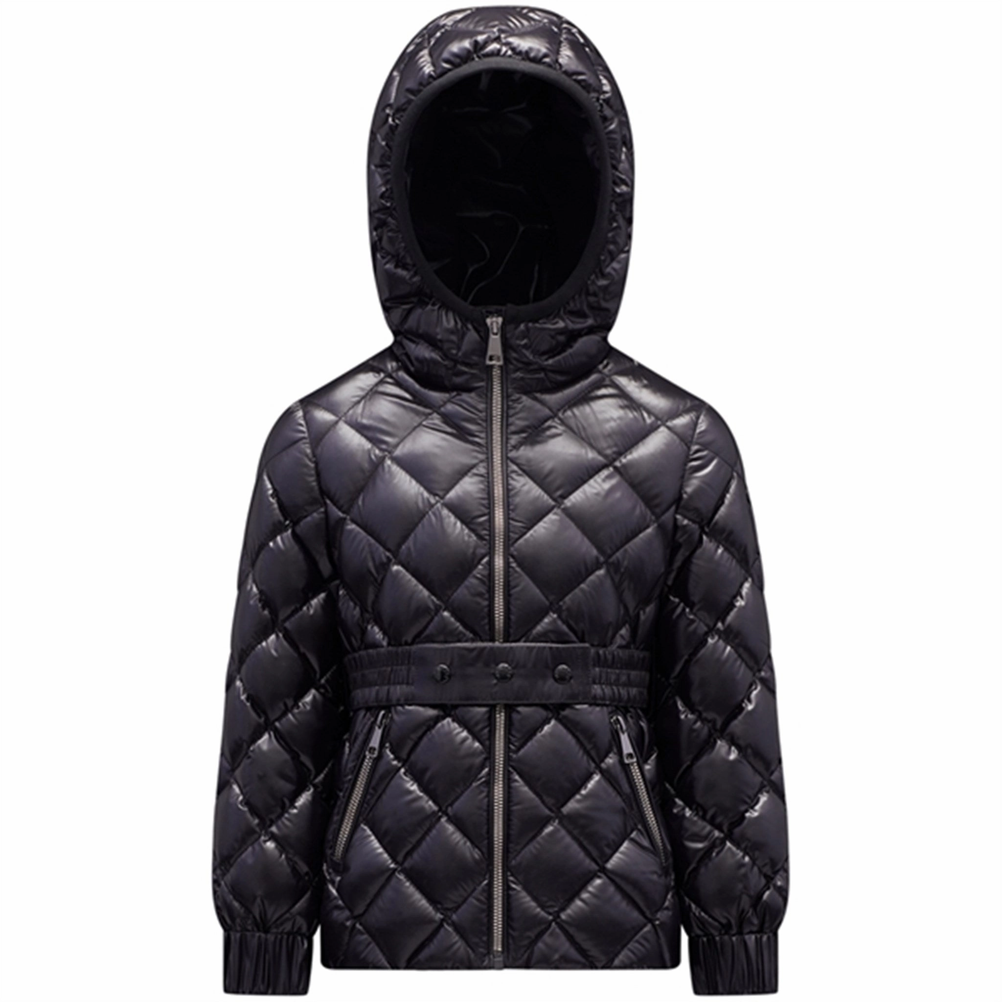 Moncler Reet Giubbotto Jacket Black Heat Resistant Fabric Minimalist Aesthetic