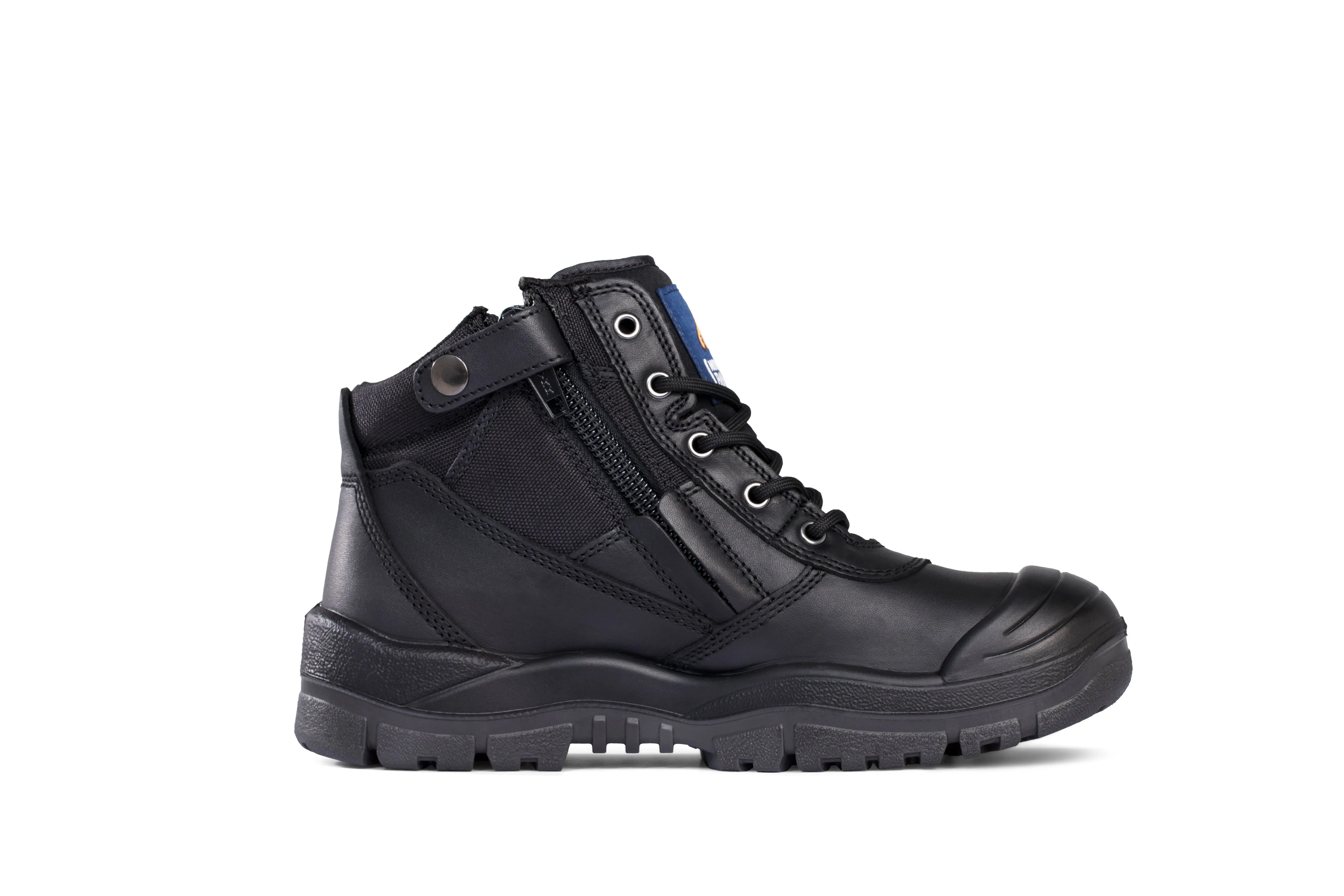 Mongrel - Black Low Leg Zip With Scuff Cap