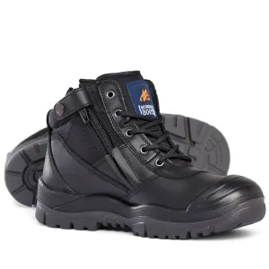 Mongrel - Black Low Leg Zip With Scuff Cap