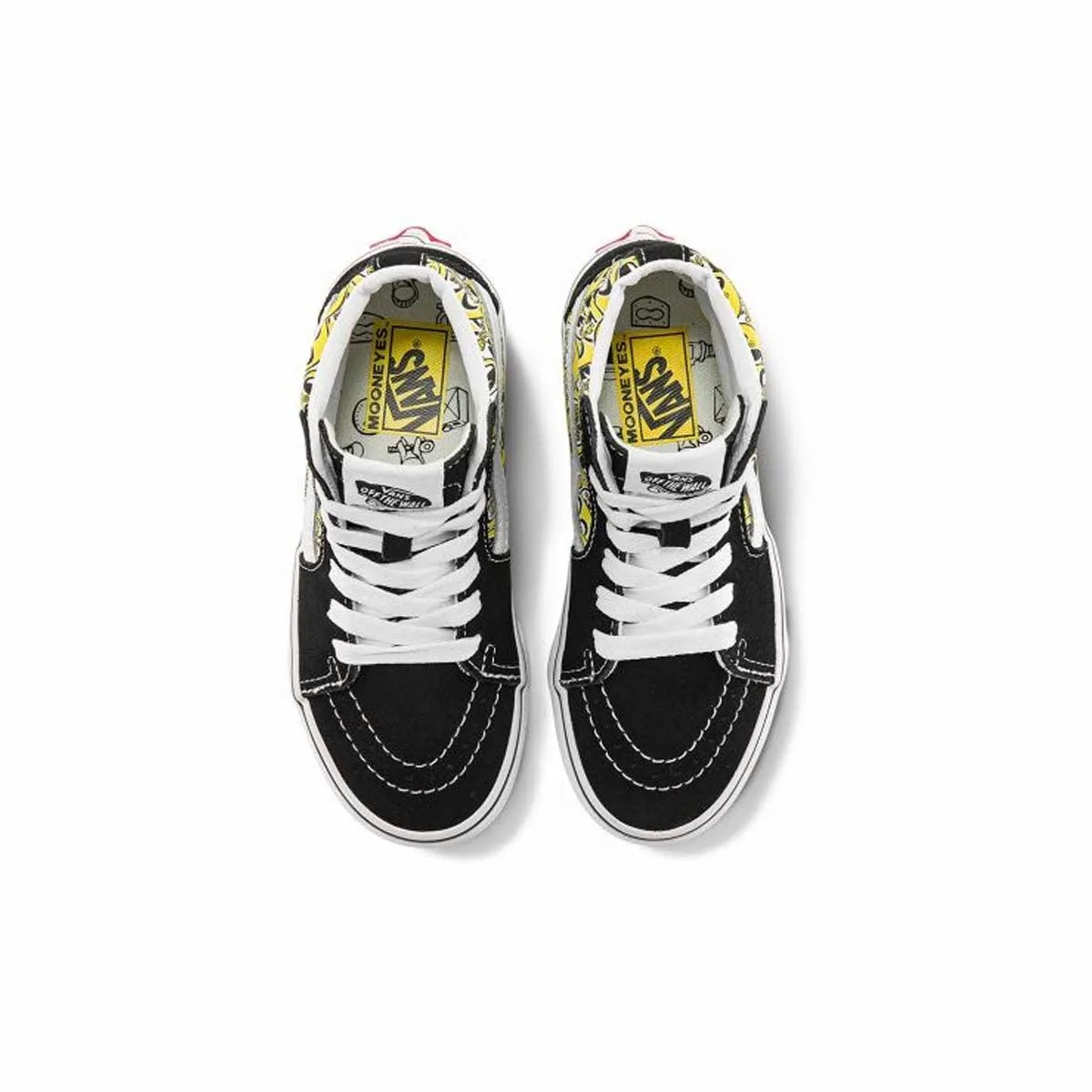   Mooneyes Kid's SK8-Hi 'Black Yellow' Cushioned