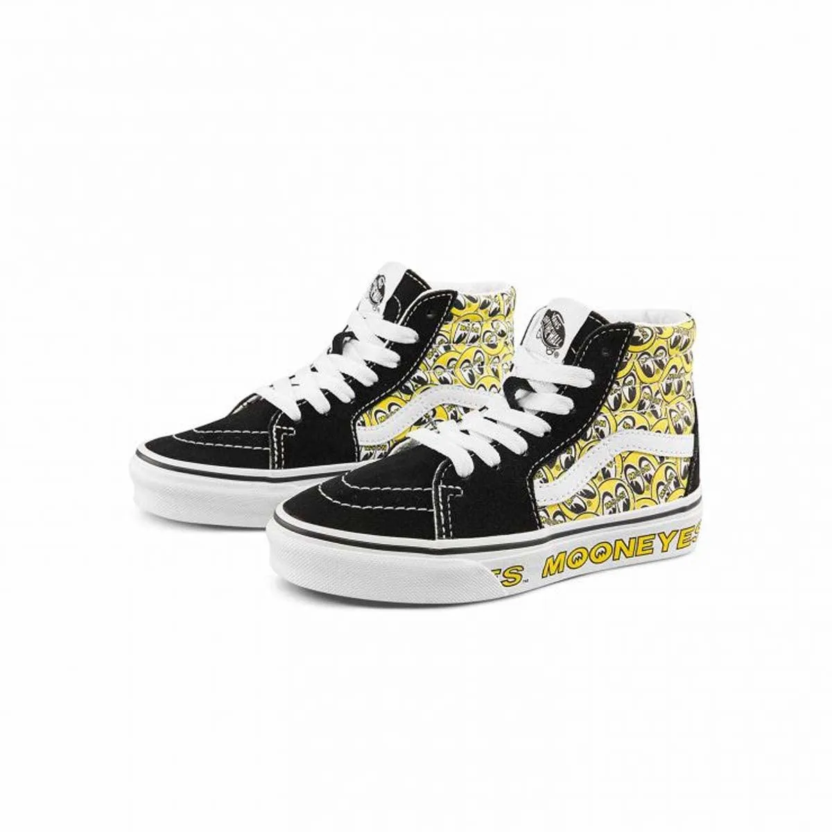   Mooneyes Kid's SK8-Hi 'Black Yellow' Boat Dock