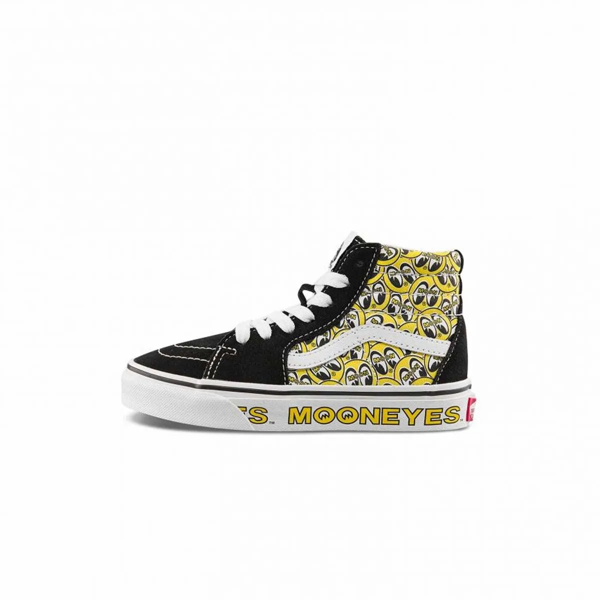   Mooneyes Kid's SK8-Hi 'Black Yellow' Stylish Slip-Ons Breathable Step