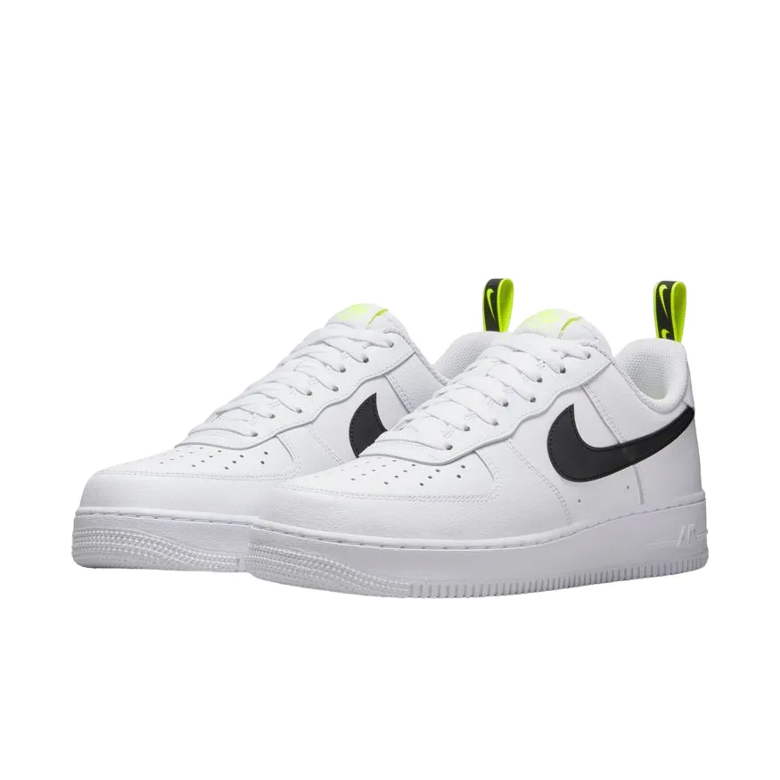 Full Range Replaceable Parts Nike scarpa sneakers da adulti Air Force 1 '07 DZ4510-100 bianco nero giallo evidenziatore