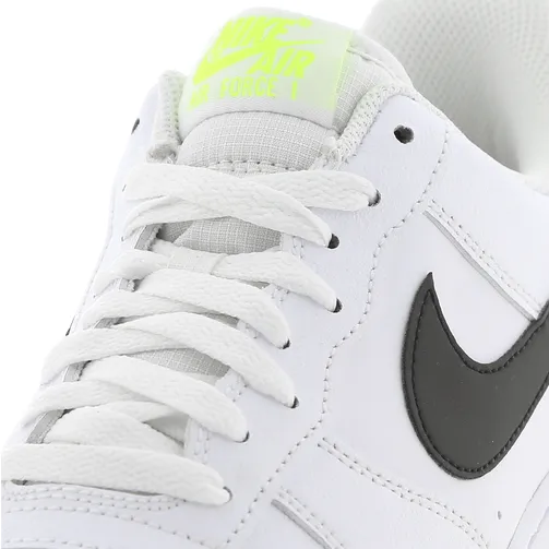 Nike scarpa sneakers da adulti Air Force 1 '07 DZ4510-100 bianco nero giallo evidenziatore fashion - forward shoes Kinetic Guidance System