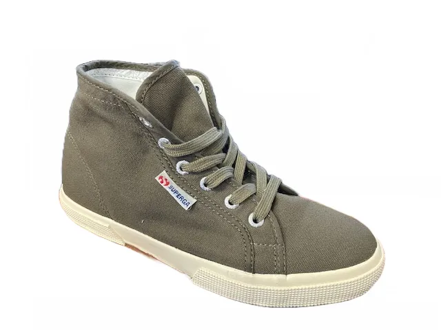 endurance - work running shoes Superga 2095 cotu sneakers alte in tela S003J40 A55 military