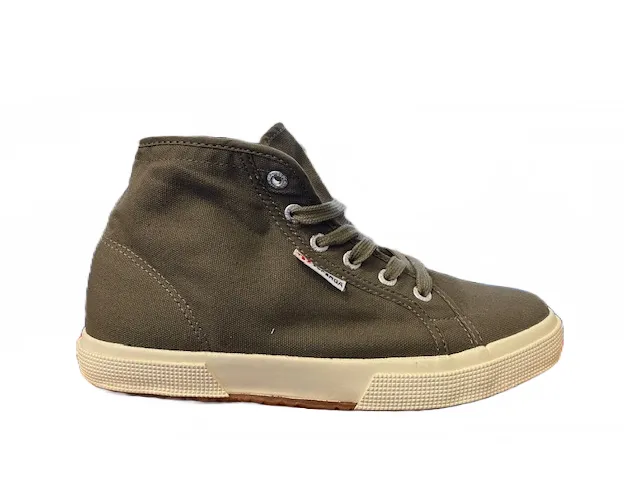 Superga 2095 cotu sneakers alte in tela S003J40 A55 military high - tech running mountain - runner
