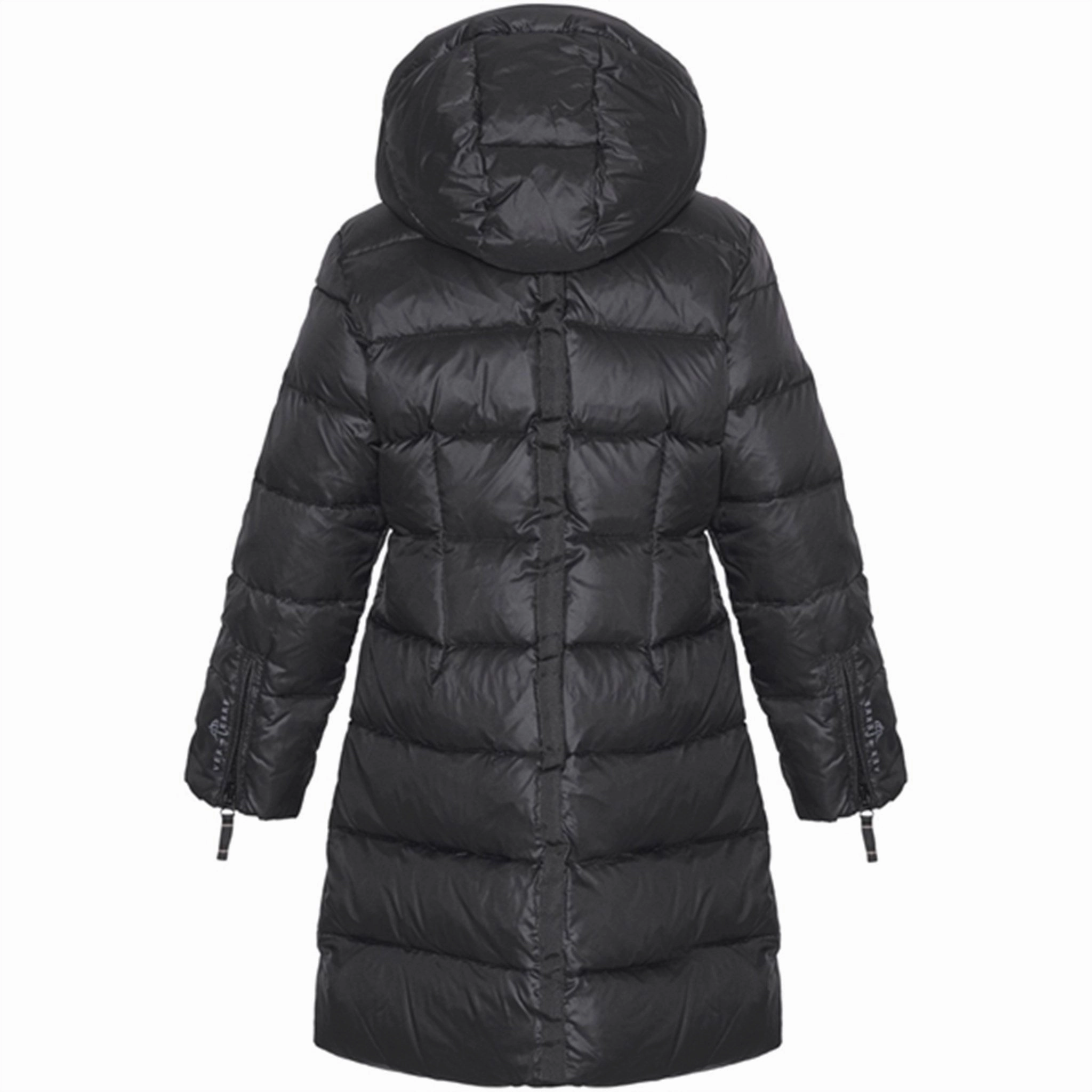 Fleece Inside Abrasion Resistant Trim Ver de Terre Featherlight Girls A Down Coat Black