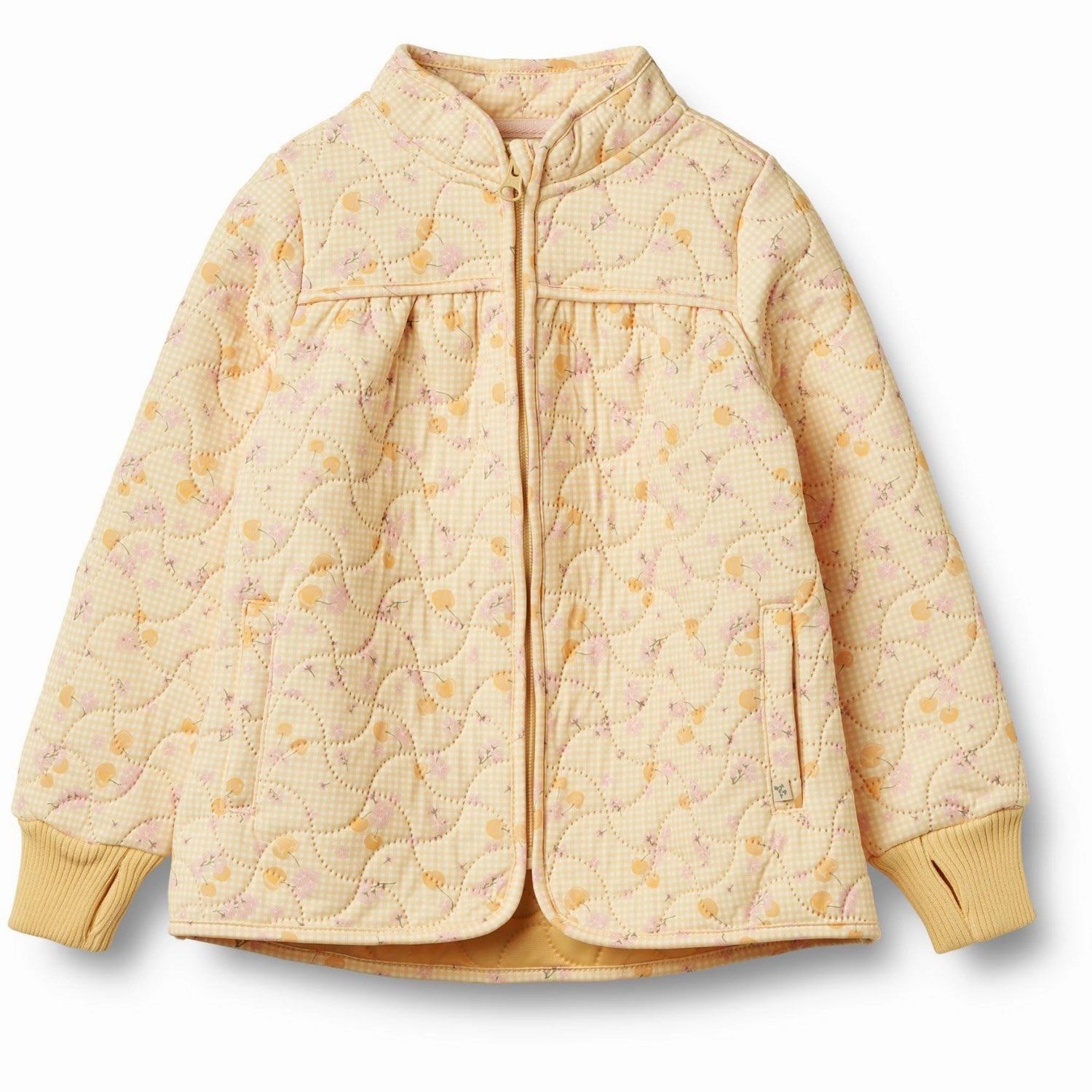 Wheat Yellow Cherries Thermo Jacket Tilde Ethical Manufacturing
