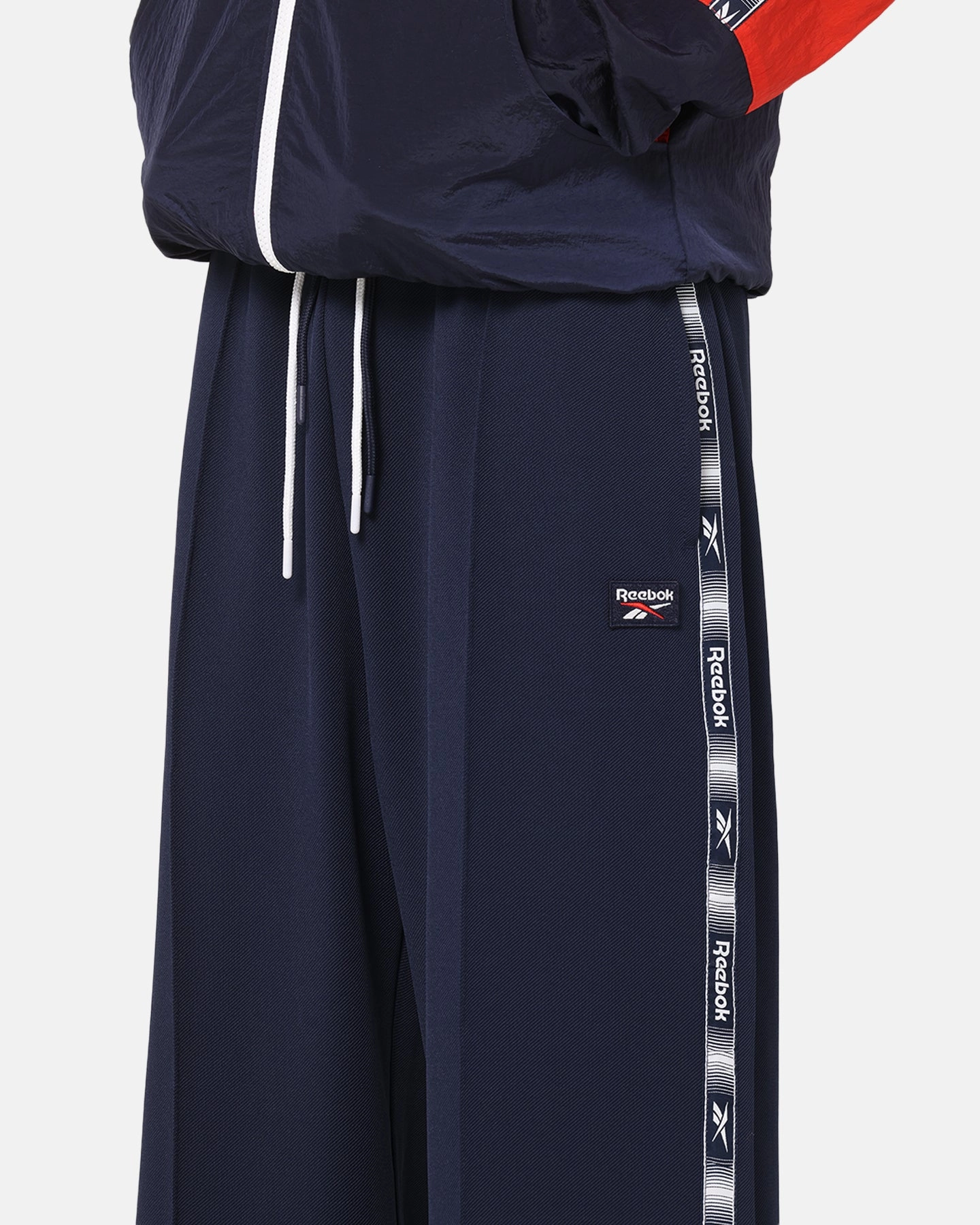 Rebook Taped Track Pants Navy Active Wear