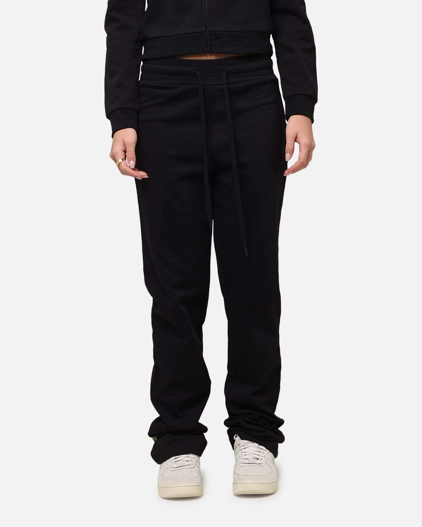 Ed Hardy Women's Flora Trackpants Black Breathable Stretch