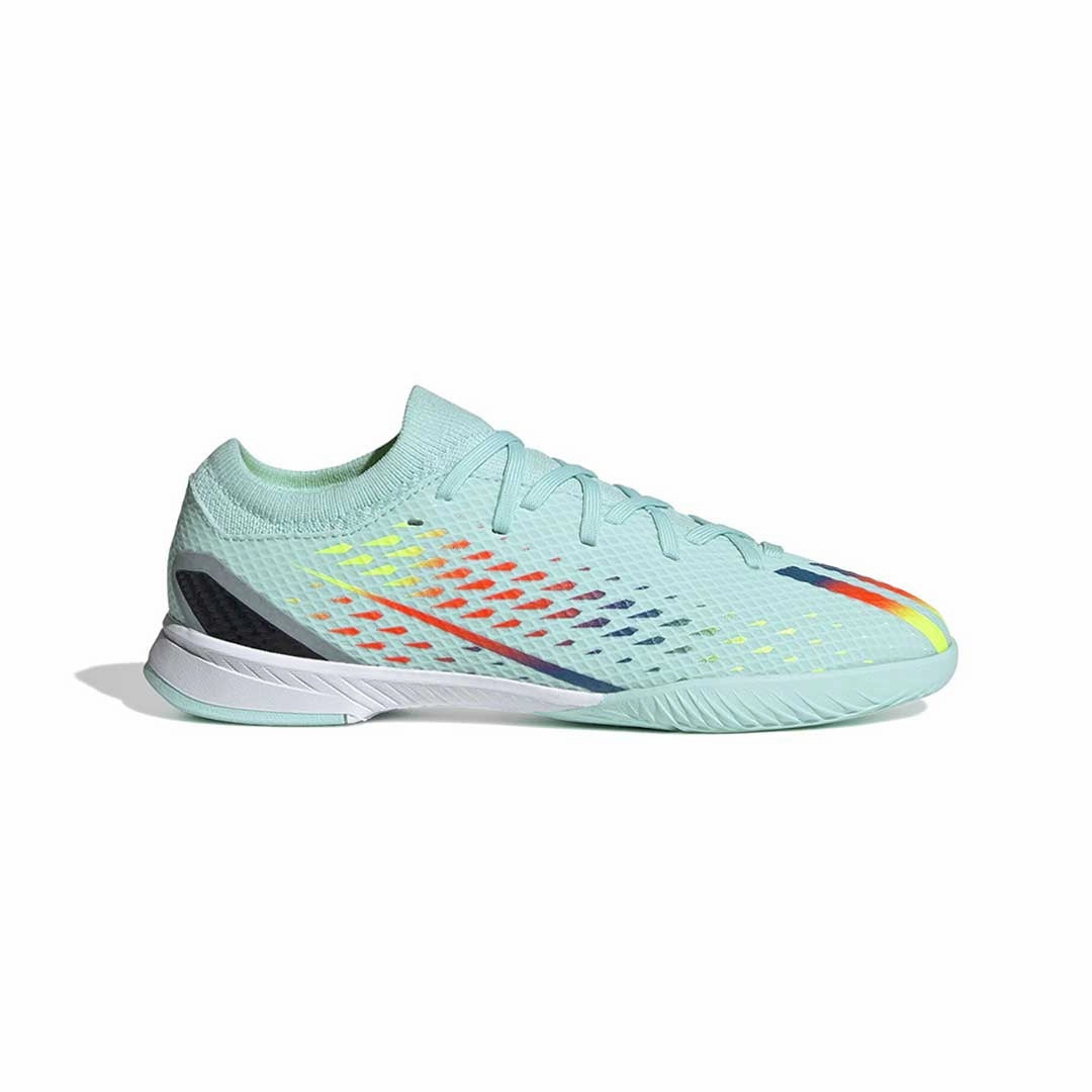 adidas - Kids' (Preschool) X Speedportal.3 Indoor Soccer Shoes (GW8467) Comfortable Midfoot Bonded Seamless