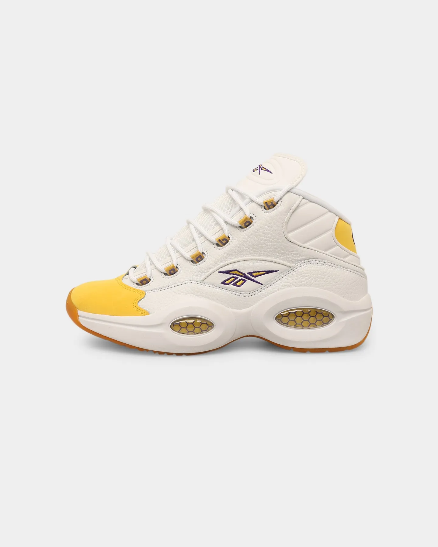 Sport Casual Reebok Question Mid White/Yellow