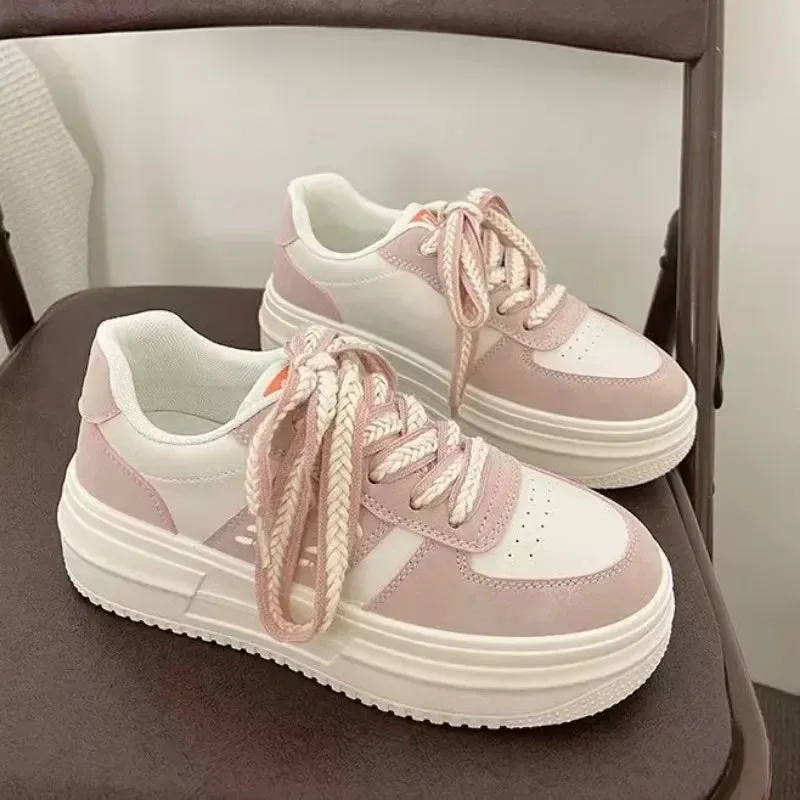 Mqtime New Women's Vulcanized Shoes Luxury Women's Sports Shoes Light Flat Shoes Women's Casual Sports Shoes Light Walking Shoes