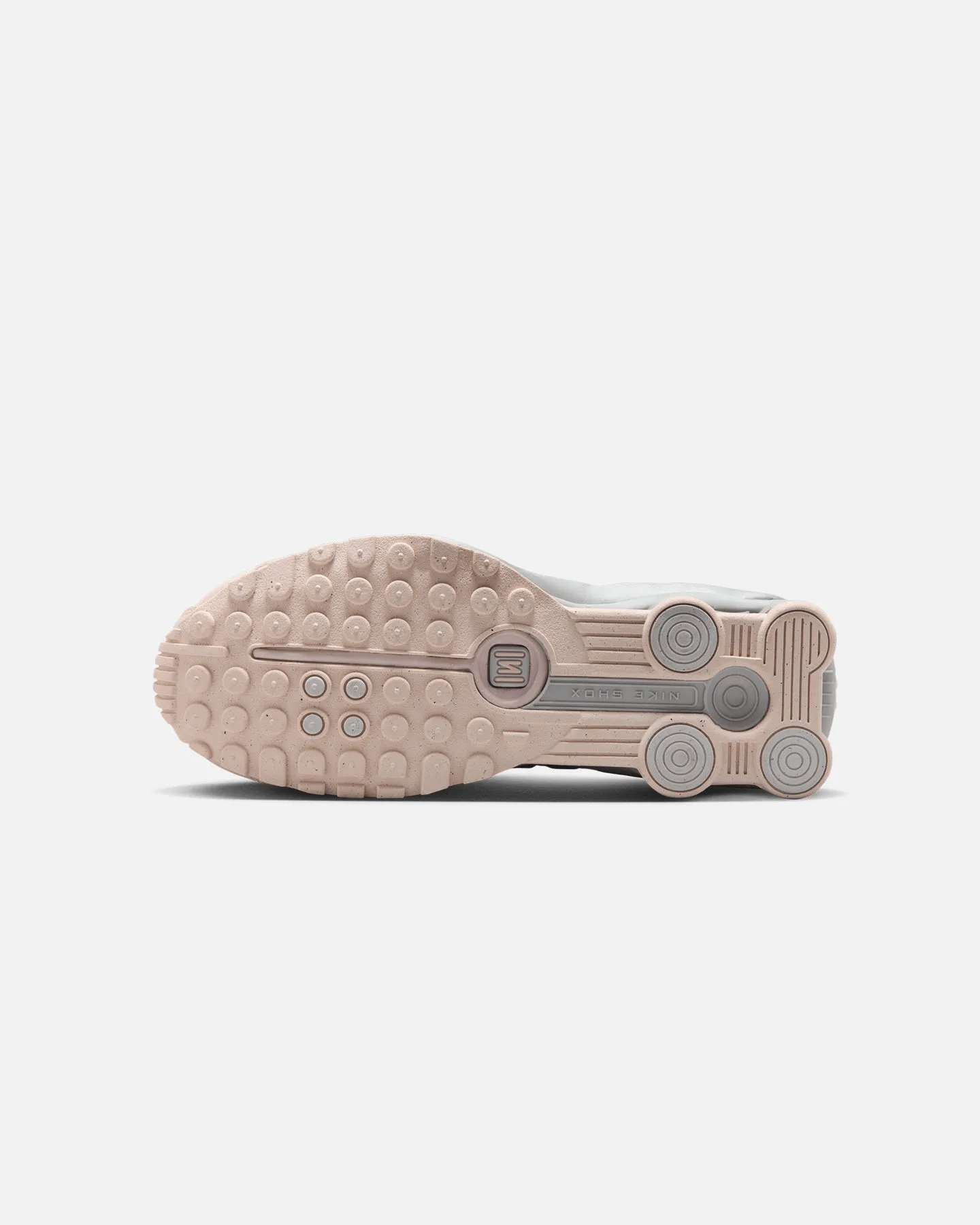 Nike Women's Shox R4 Barely Rose/Metallic Platinum arch - support shoes