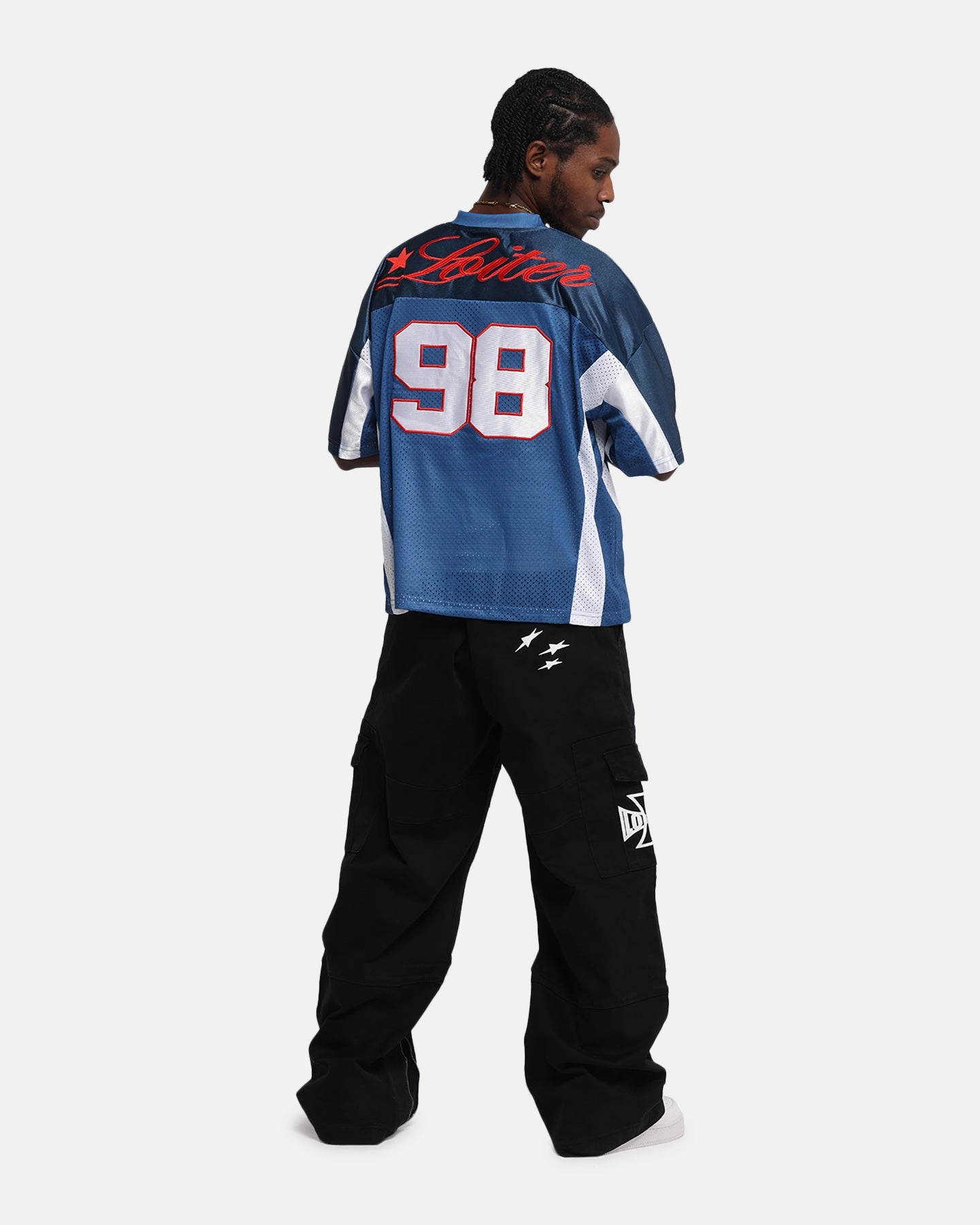 workout mode Loiter End Zone Jersey Navy