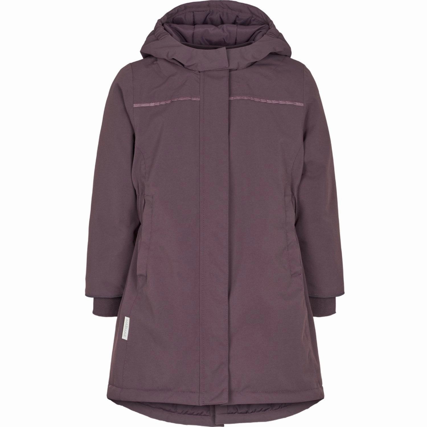 Simple Modern Piece MarMar Tech. Outerwear Solid Deep Plum Olga Jacket