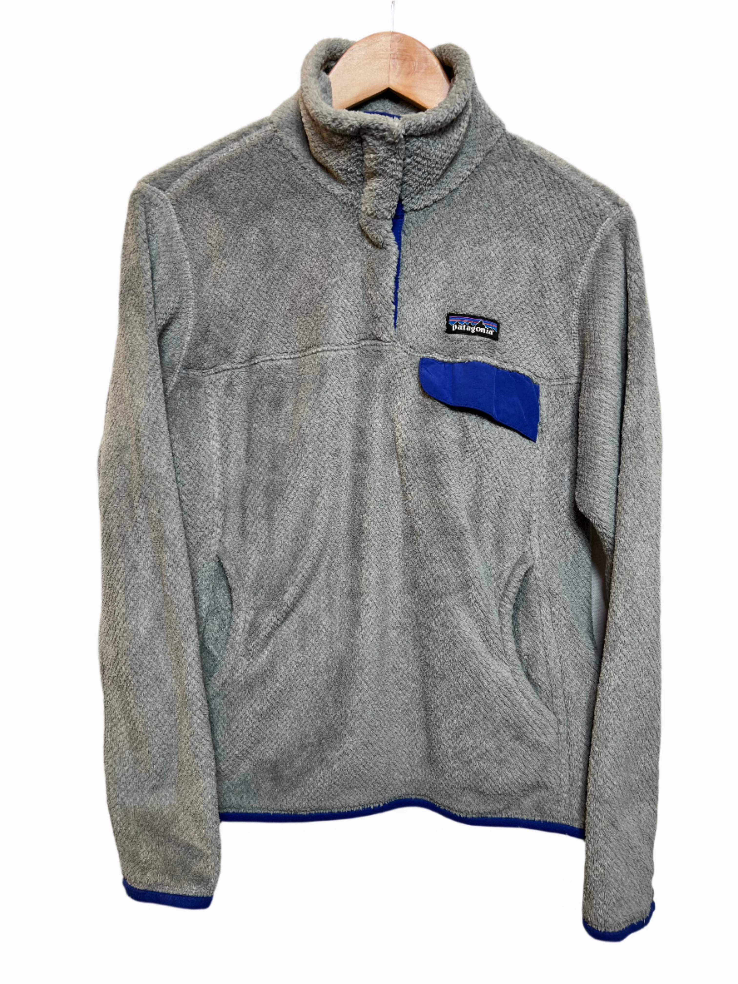 Patagonia Women's Grey Fleece (Size L) suitable for dance competitions Trendy Protection