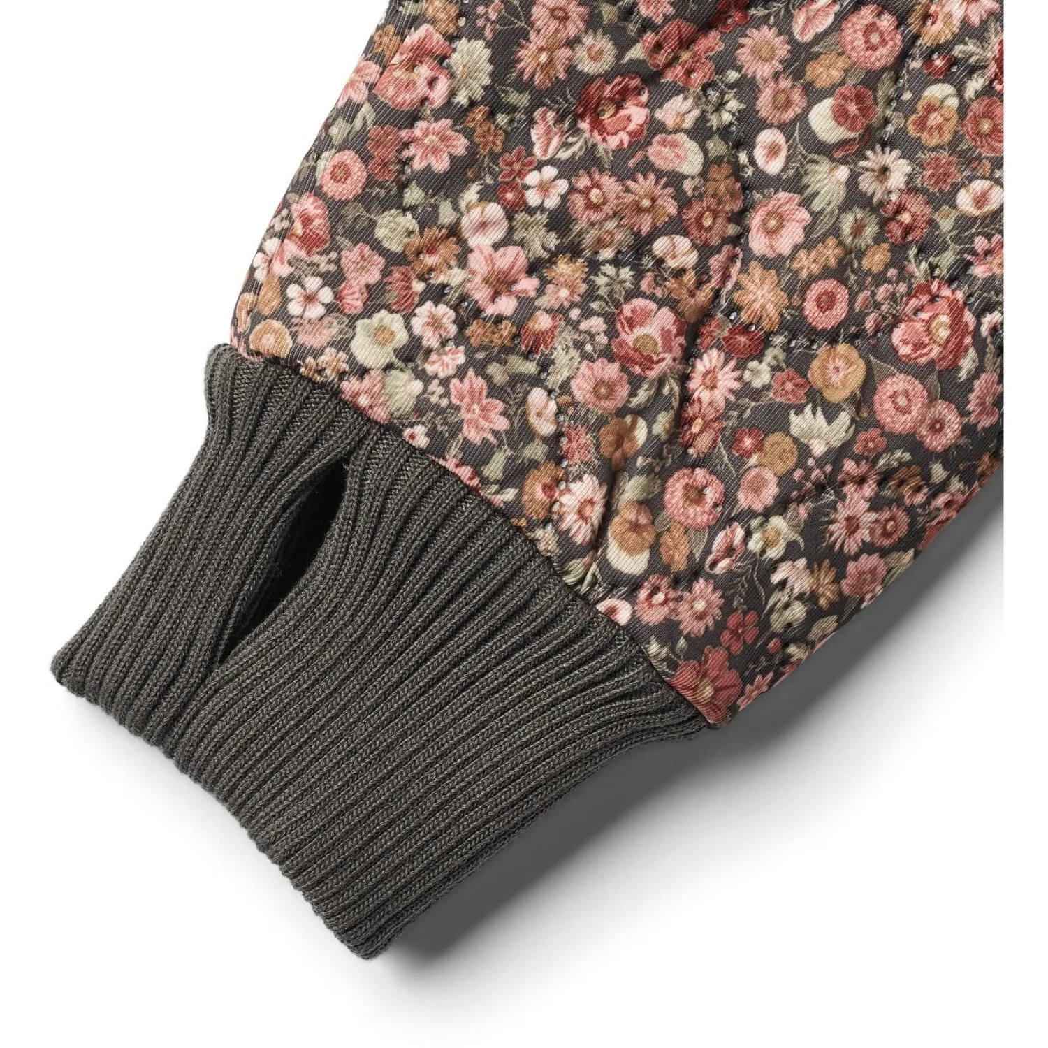 Wheat Raven Wild Flowers Thermo Jacket Thilde Chill Weather Quick Release Fasteners