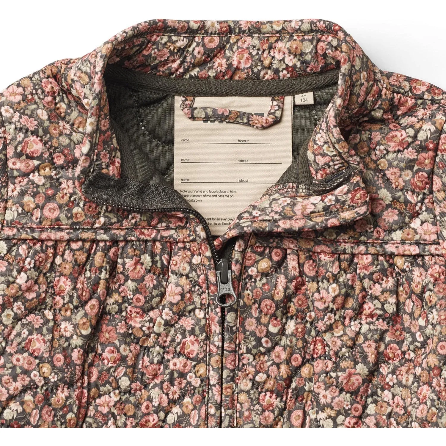 Wheat Raven Wild Flowers Thermo Jacket Thilde City Ready Wear
