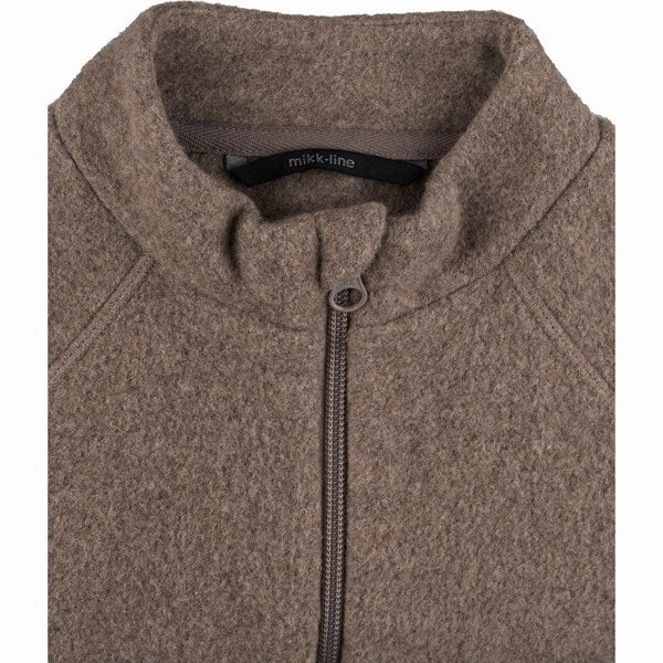 Hooded styles Snow Block Mikk-Line Cotton Fleece Jacket Melange Denver