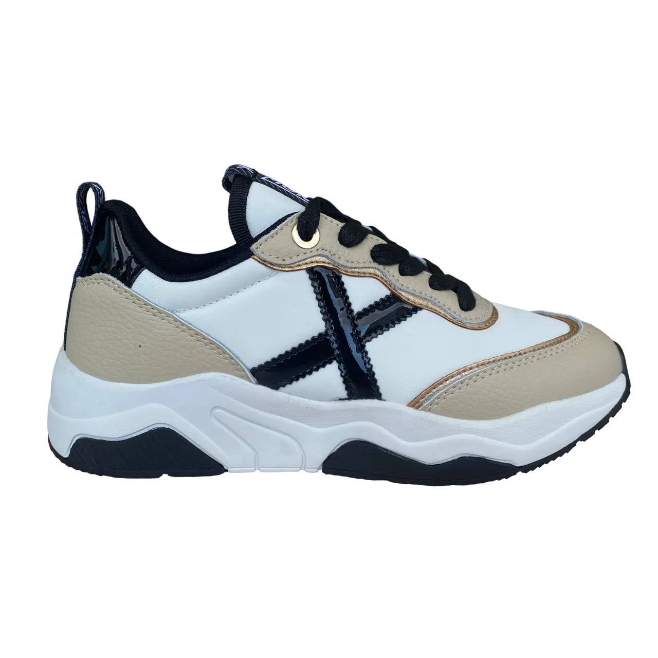 practice shoes mountain running shoes Munich scarpa sneakers da donna Wave 105 beige-nero