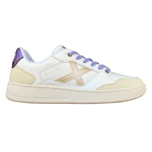 Vegan - friendly Tensile Knit Munich scarpa sneakers donna Legit 100 8908100 bianco-viola