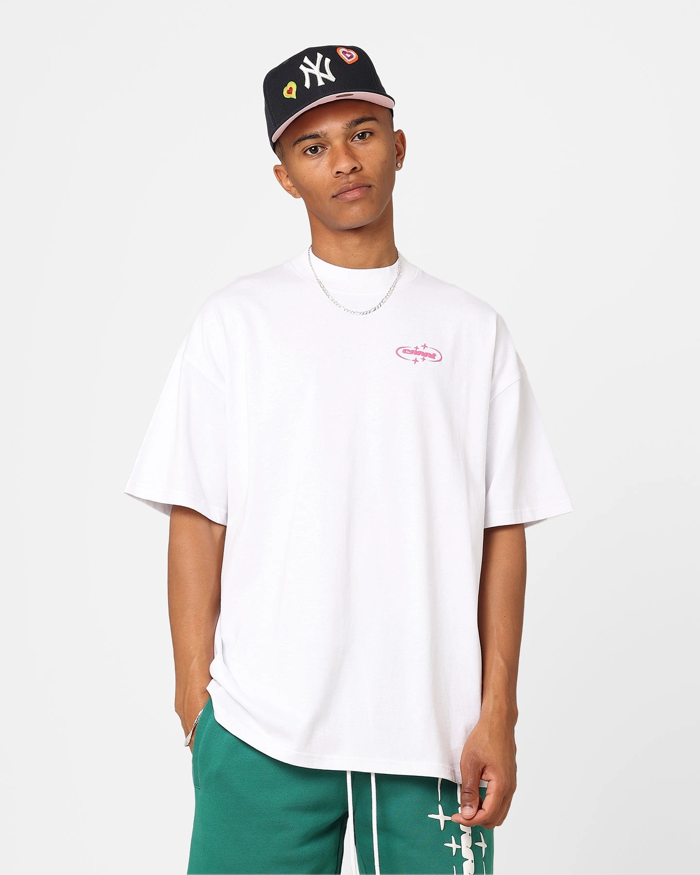 Carre 2K Heavyweight Oversized T-Shirt White Modern Outfit Active Lifestyle