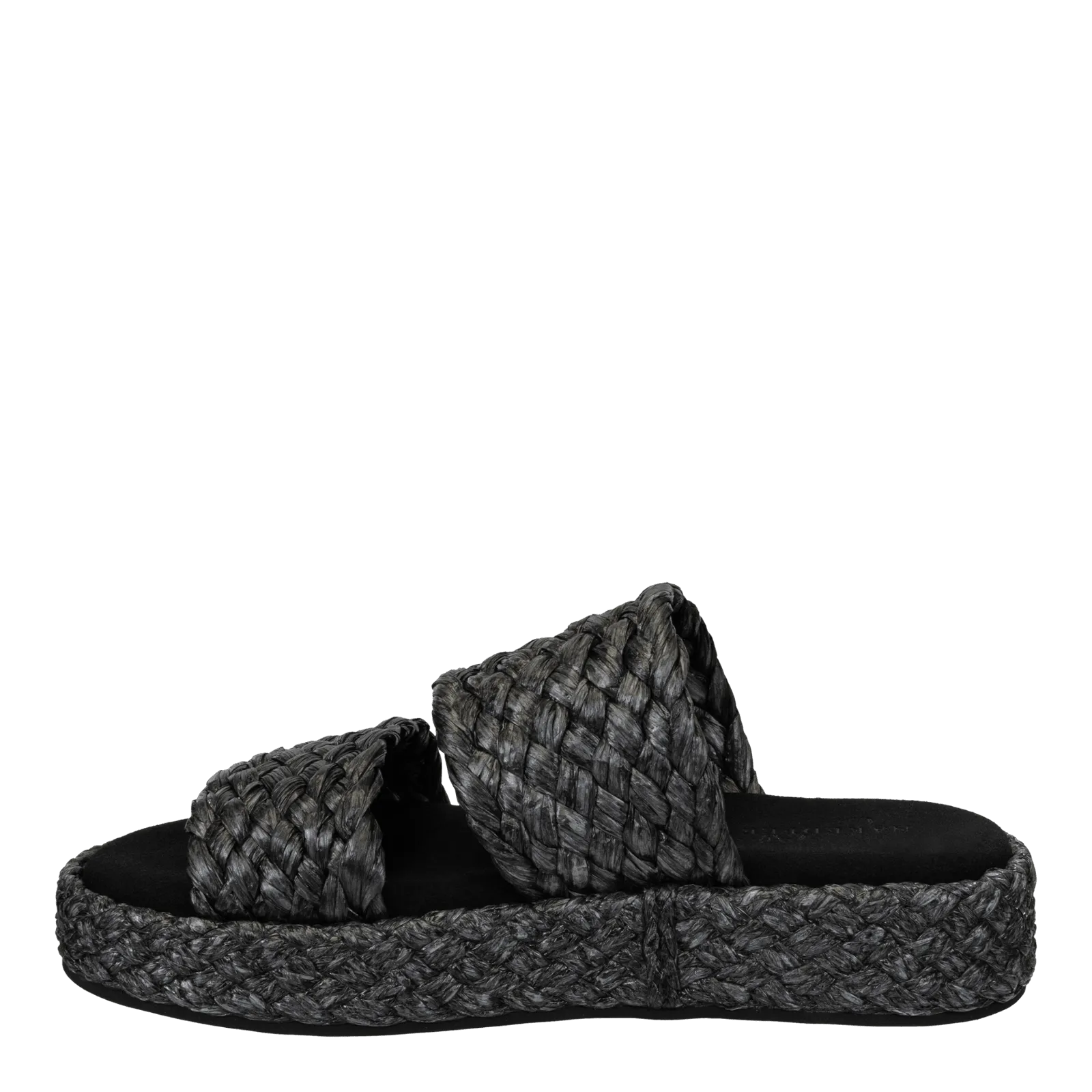 NAKED FEET - SANTORINI in BLACK Espadrille Sandals