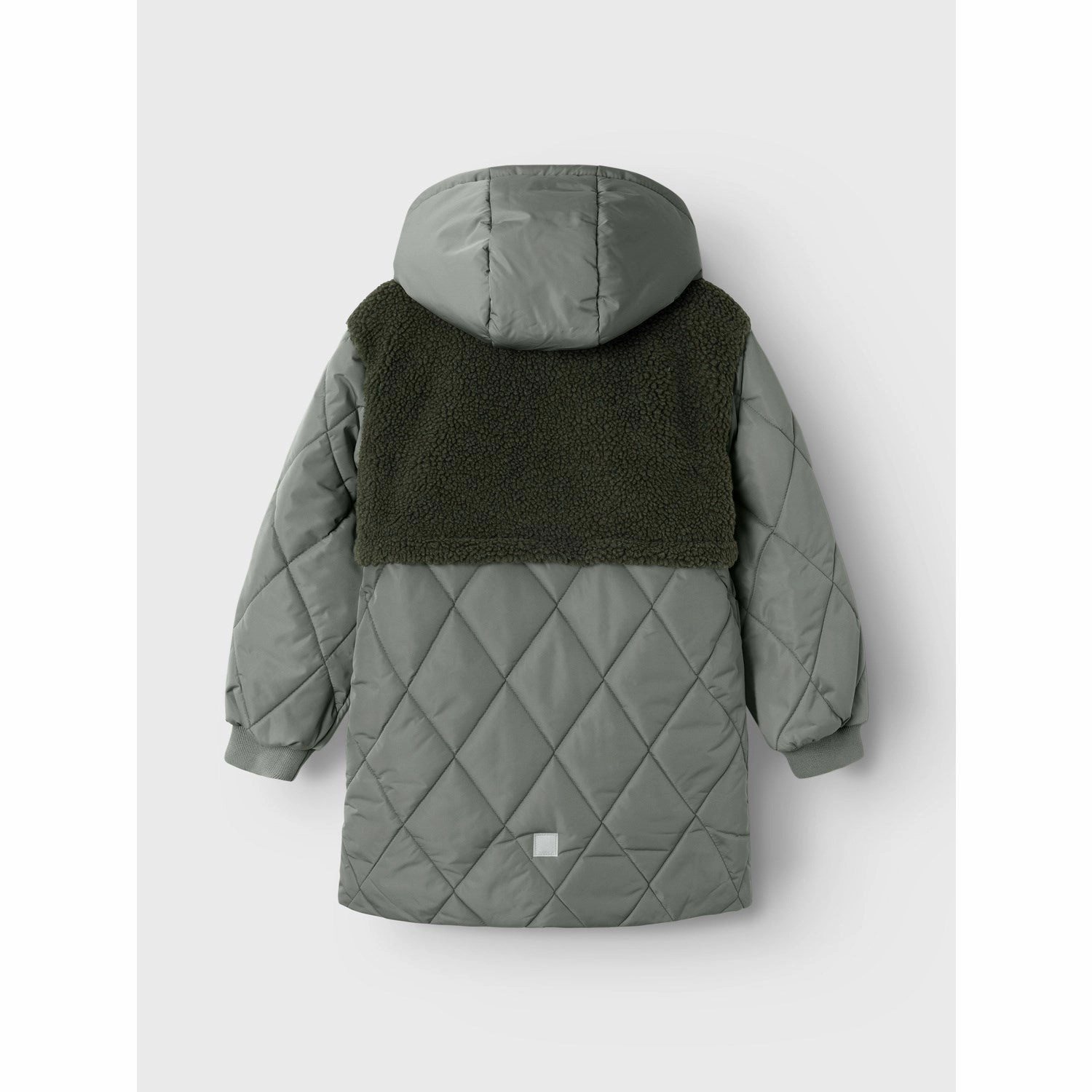 Name It Agave Green Mika Long Jacket Slim Tailored Seamless Shoulder Design