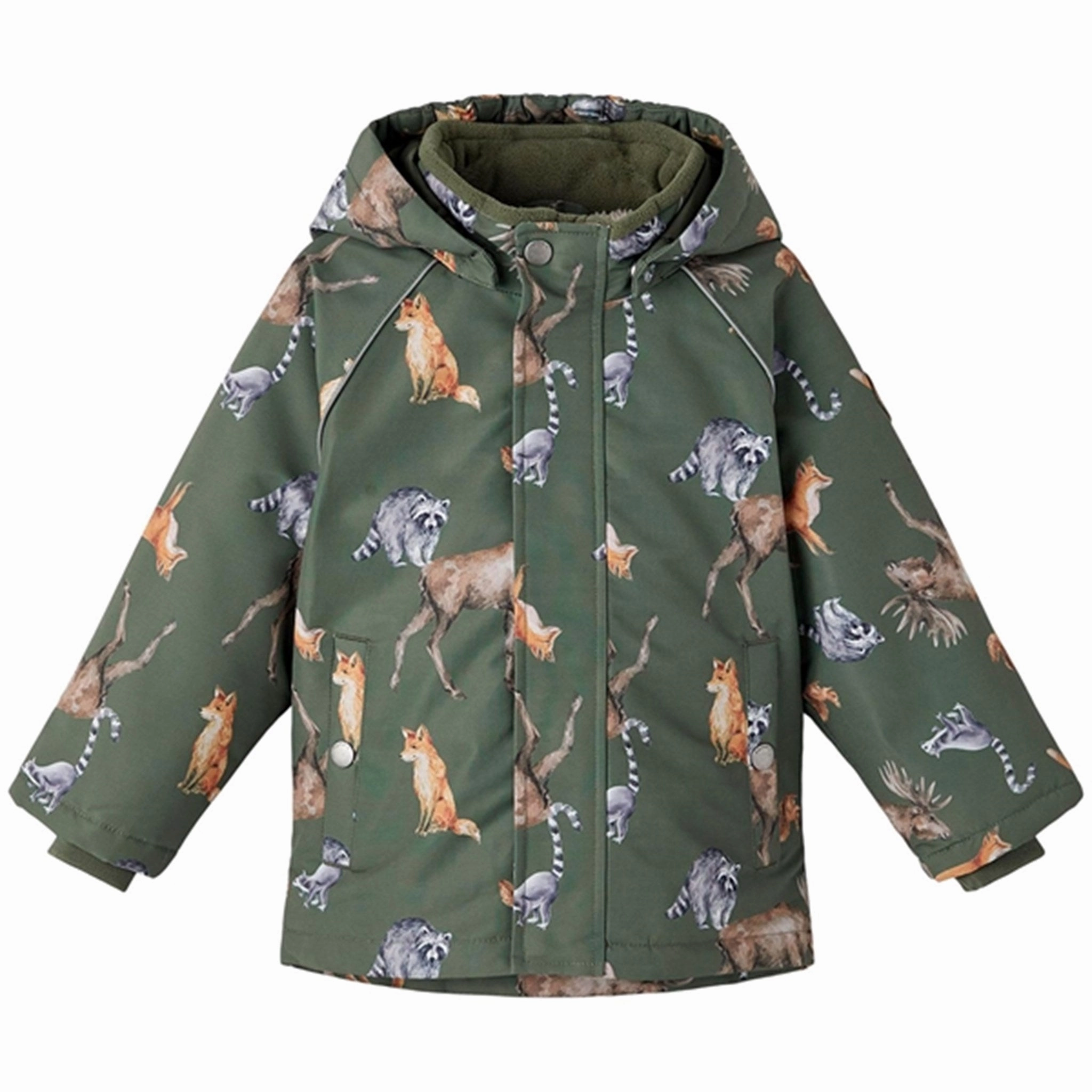 Reinforced Hems Name it Beetle Snow Jacket Nordic Forest