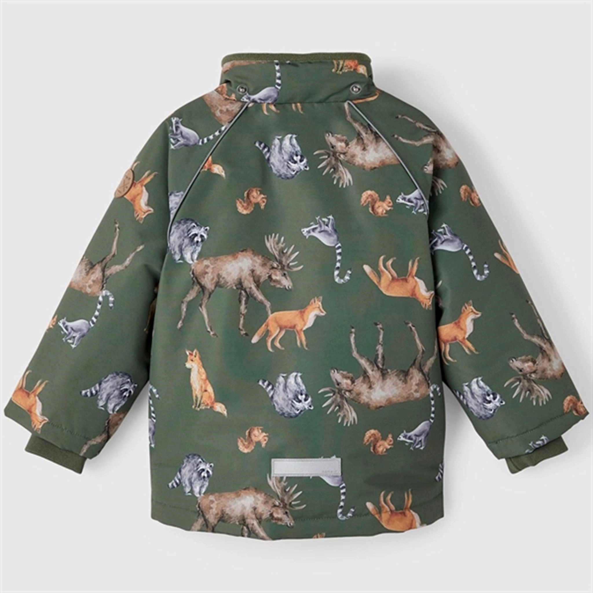 Name it Beetle Snow Jacket Nordic Forest Bonded Seam Technology Non Restrictive Silhouette
