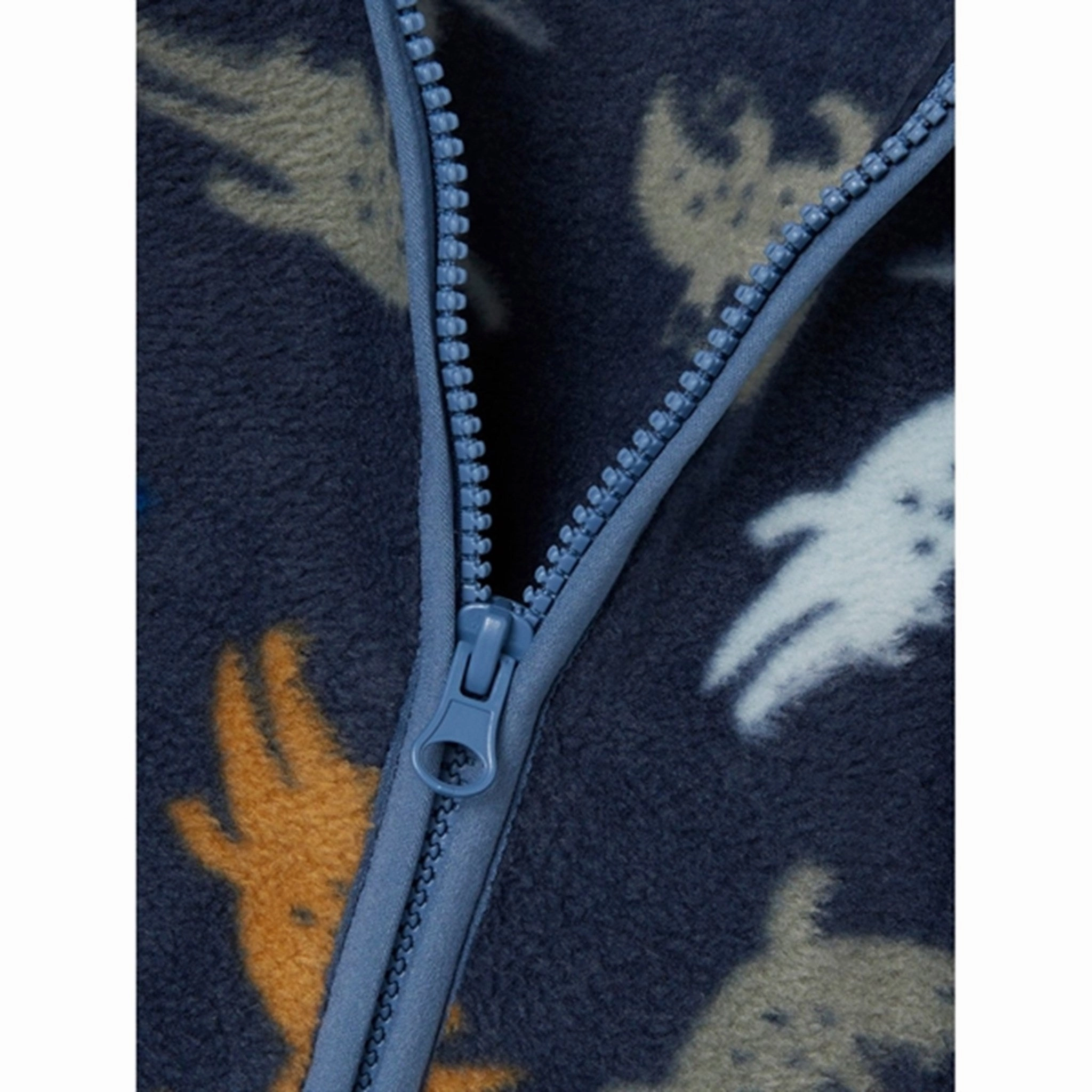 Name it Big Dipper Meeko Fleece Jacket Croco Concealed Zippers Modern Aesthetic