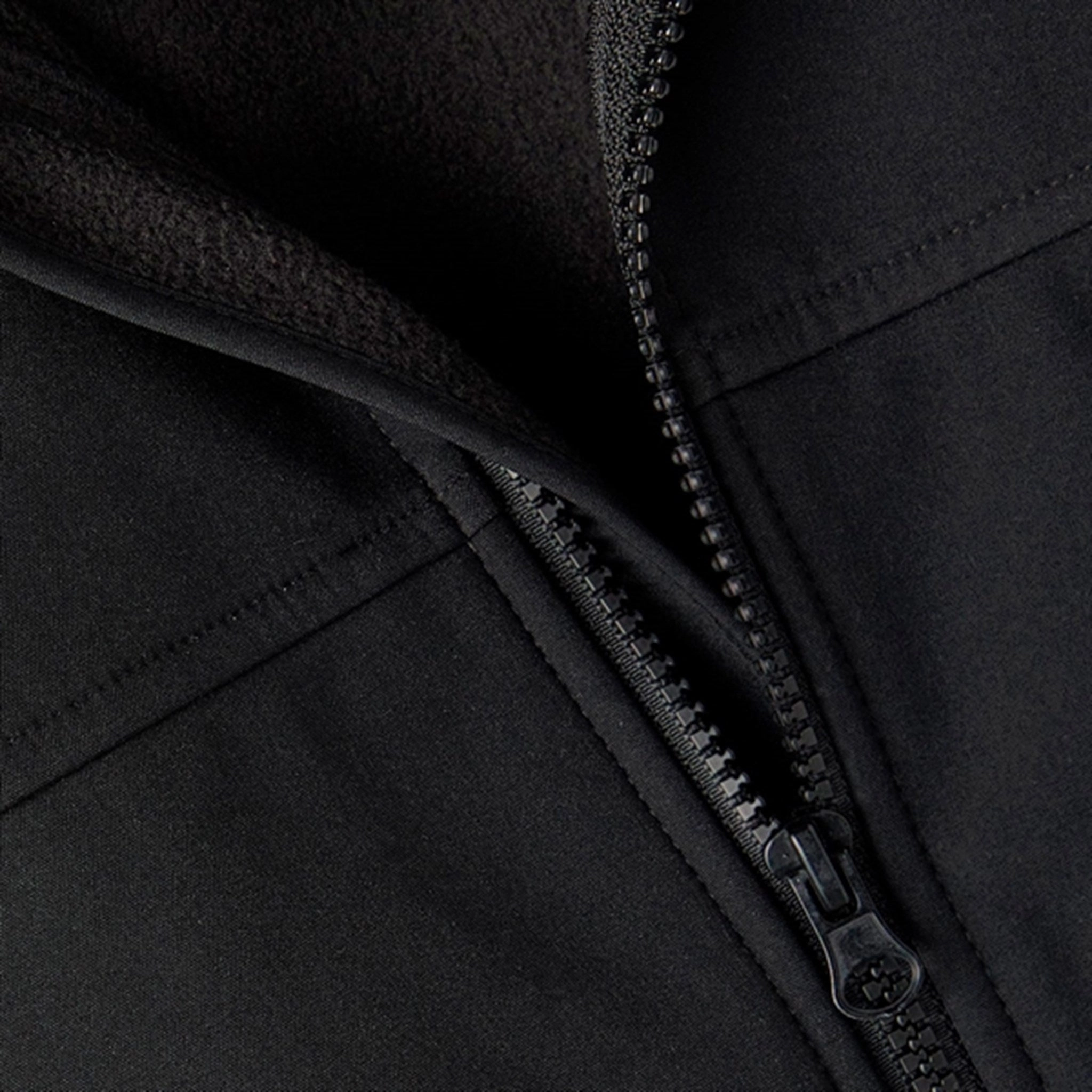 Designer Inspired Day To Night Wear Name it Black Alfa Softshell Jacket Badge Noos