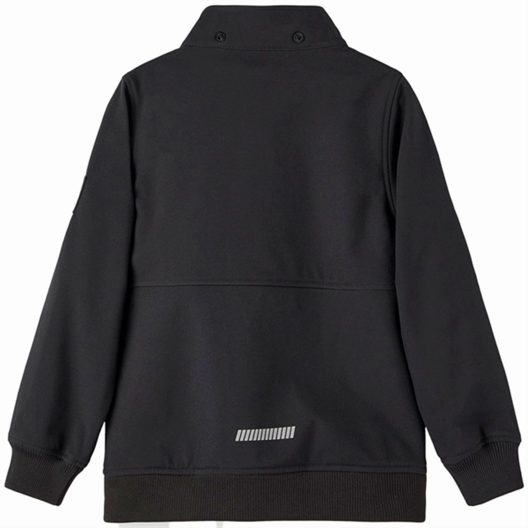 Name it Black Alfa Softshell Jacket Badge Noos Ergonomic Drape