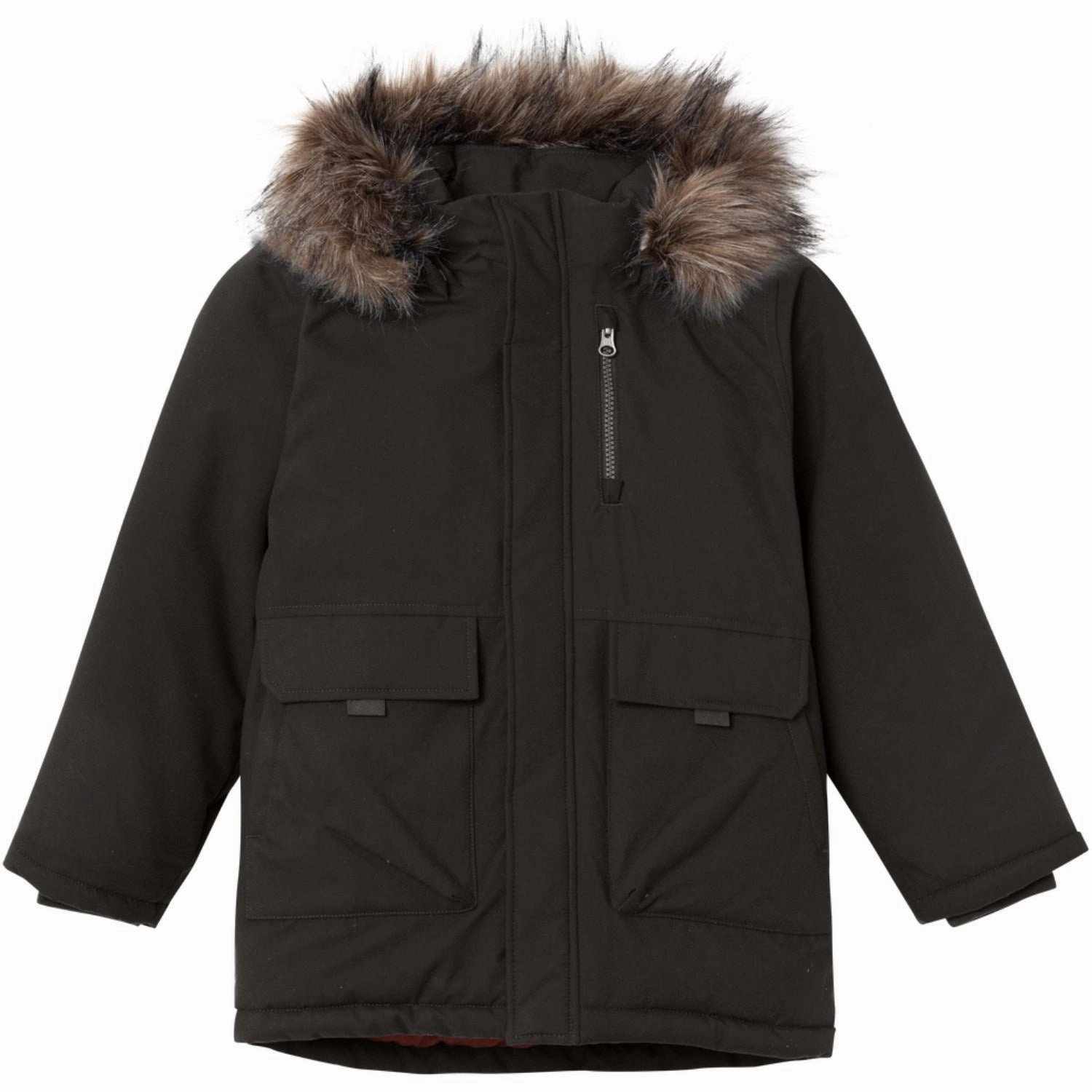 DualLayer Weave Name It Black Master Parka Jacket