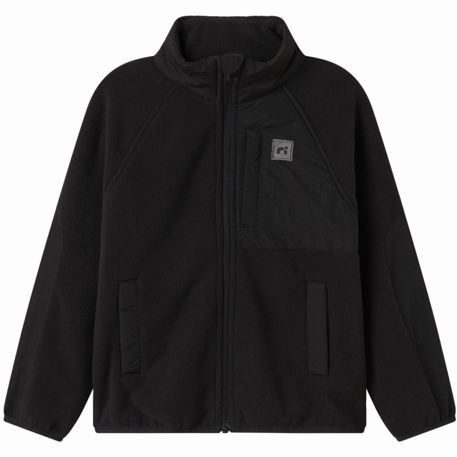 Name It Black Myles Fleece Jacket Noos Polished Casual